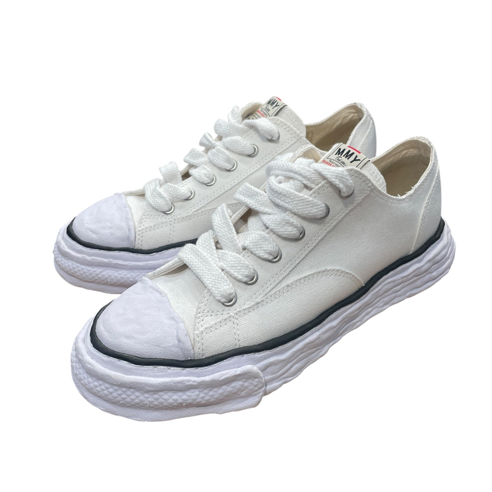 MIHARA YASUHIRO/Low-Sneakers/US 12/Cotton/WHT/all white chunky rubber Eu: 46 view 2