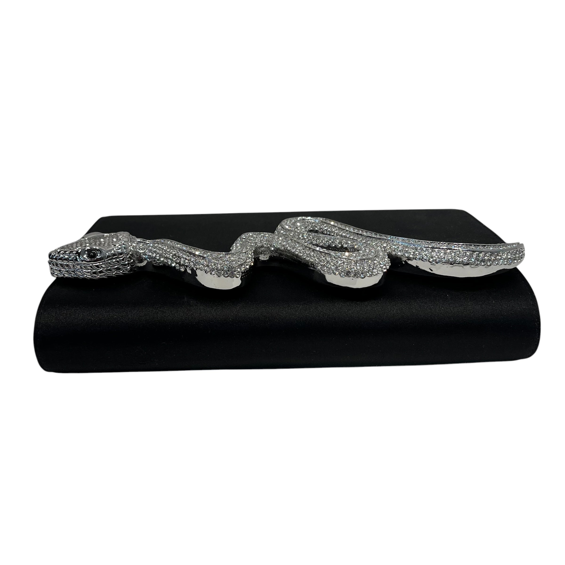 JUDITH LEIBER/Cross Body Bag/BLK/SNAKE COUTURE BAG view 2