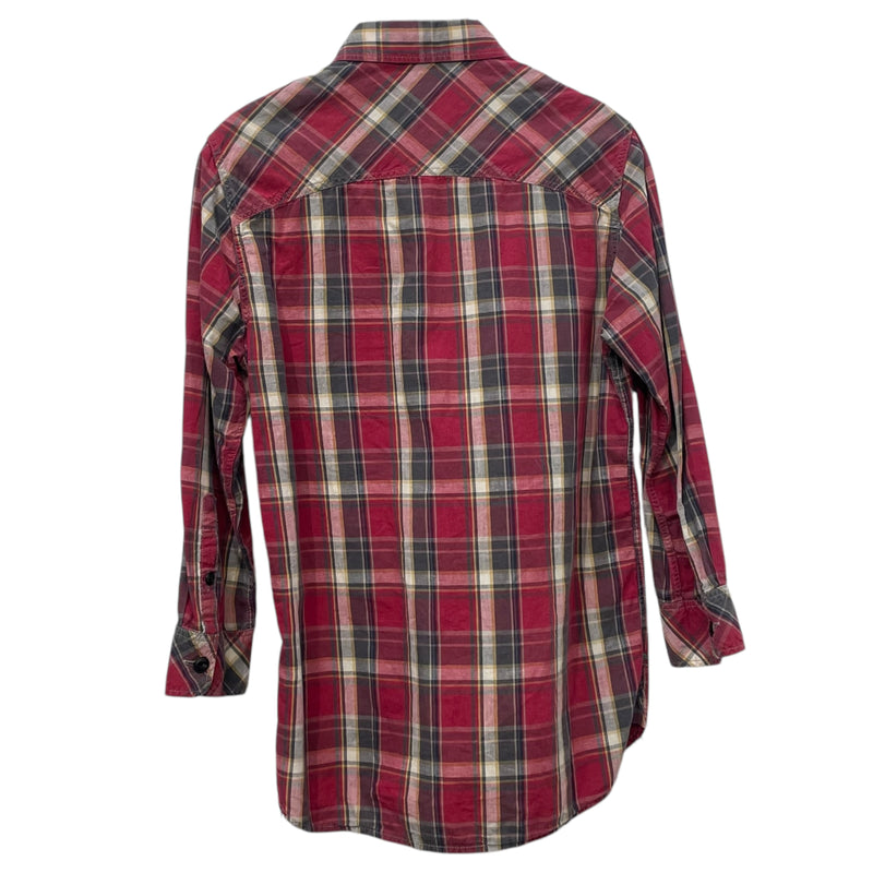 HYSTERIC GLAMOUR/LS Shirt/S/Red/Cotton/Plaid/