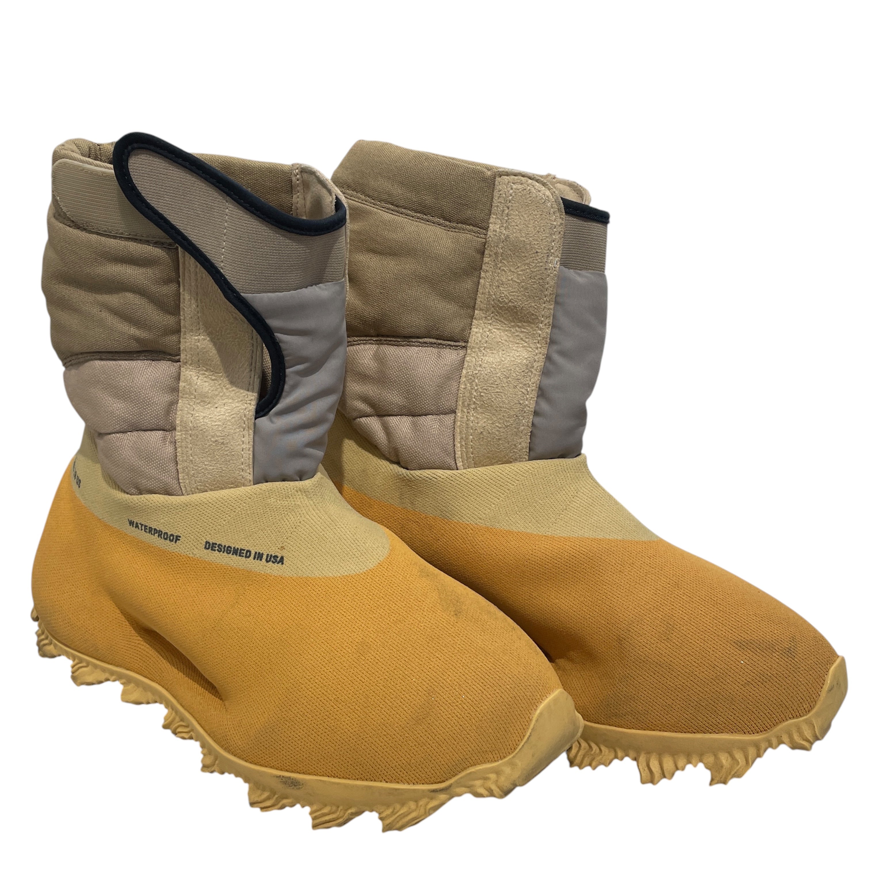 adidas/YEEZY/Hi-Sneakers/US 10/Cotton/IVR/KNIT RNR SULFUR view 1