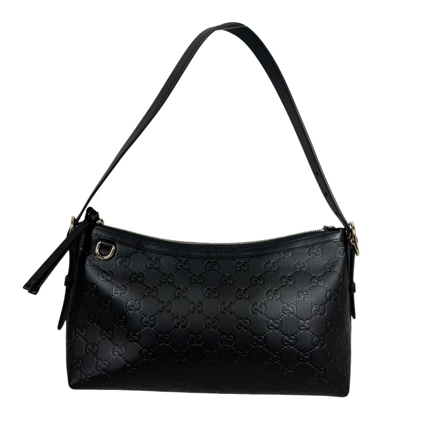 GUCCI/Bag/Leather/BLK/GG EMBLEM EMBOSSED view 1