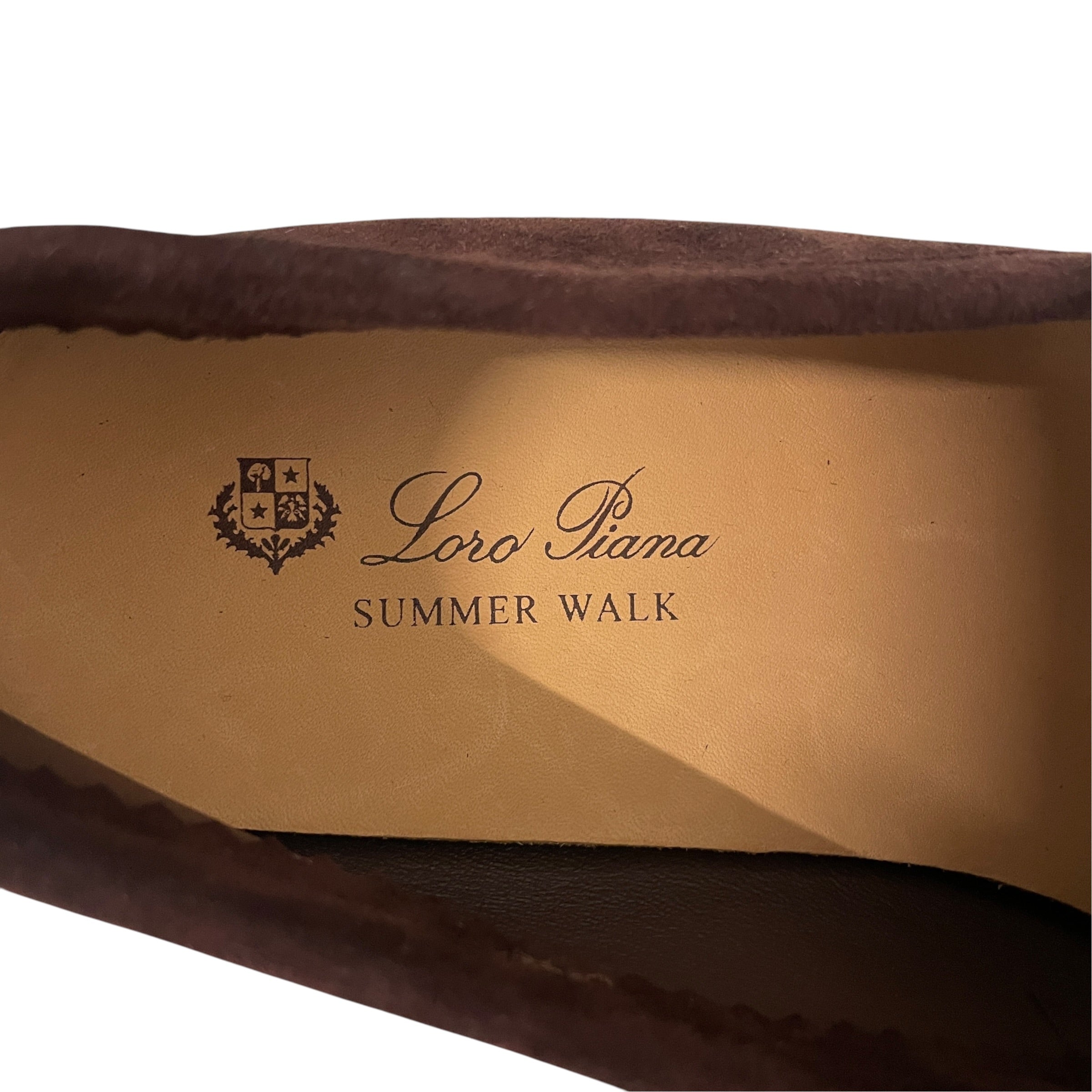 Loro Piana/Dress Shoes/US 8/Suede/BRW/Loafer Soft Slip on view 3