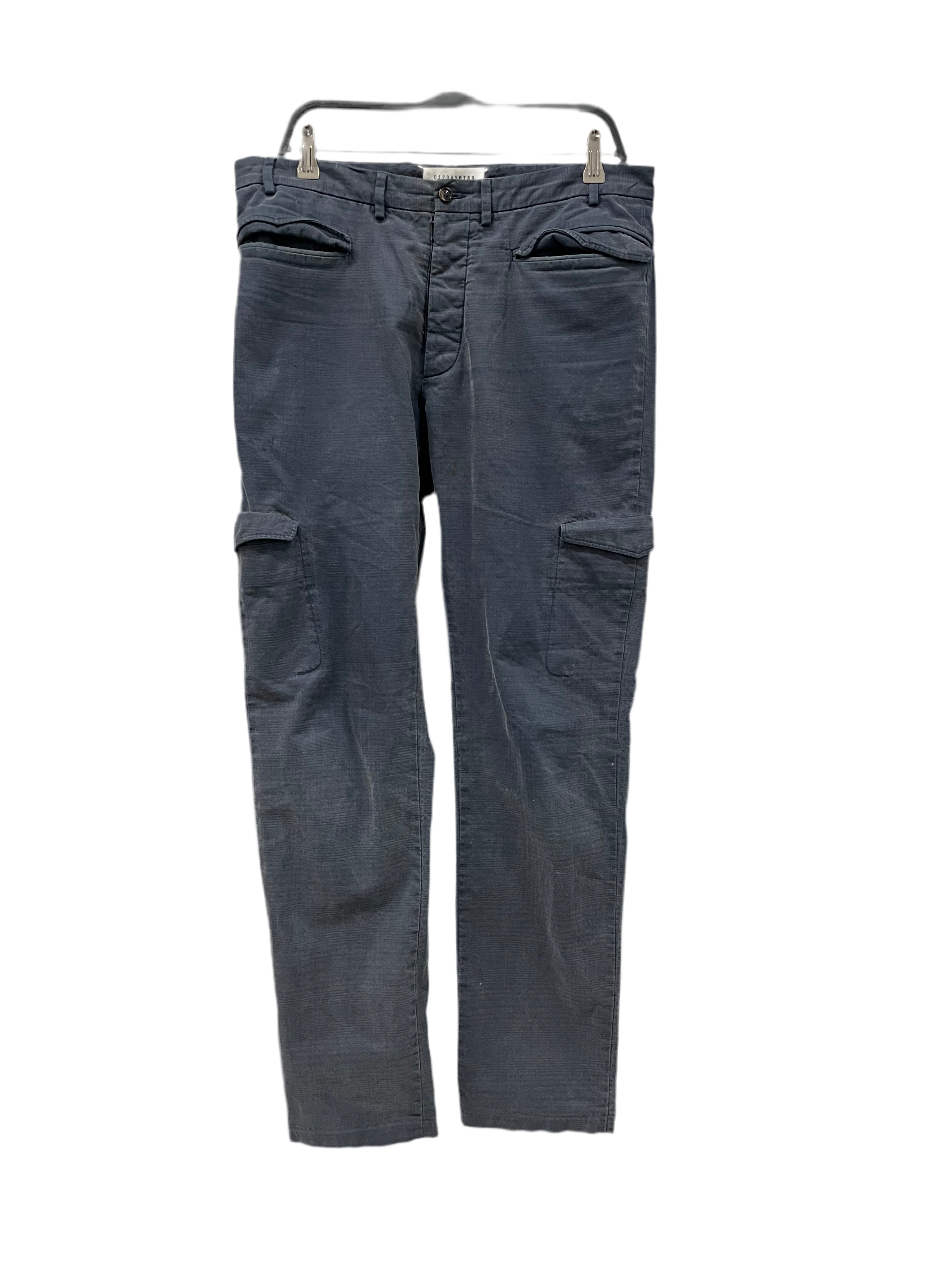 Martin Margiela/Cargo Pants/50/Cotton/BLU/CARGO WITH WELT FRONT POCKETS view 1