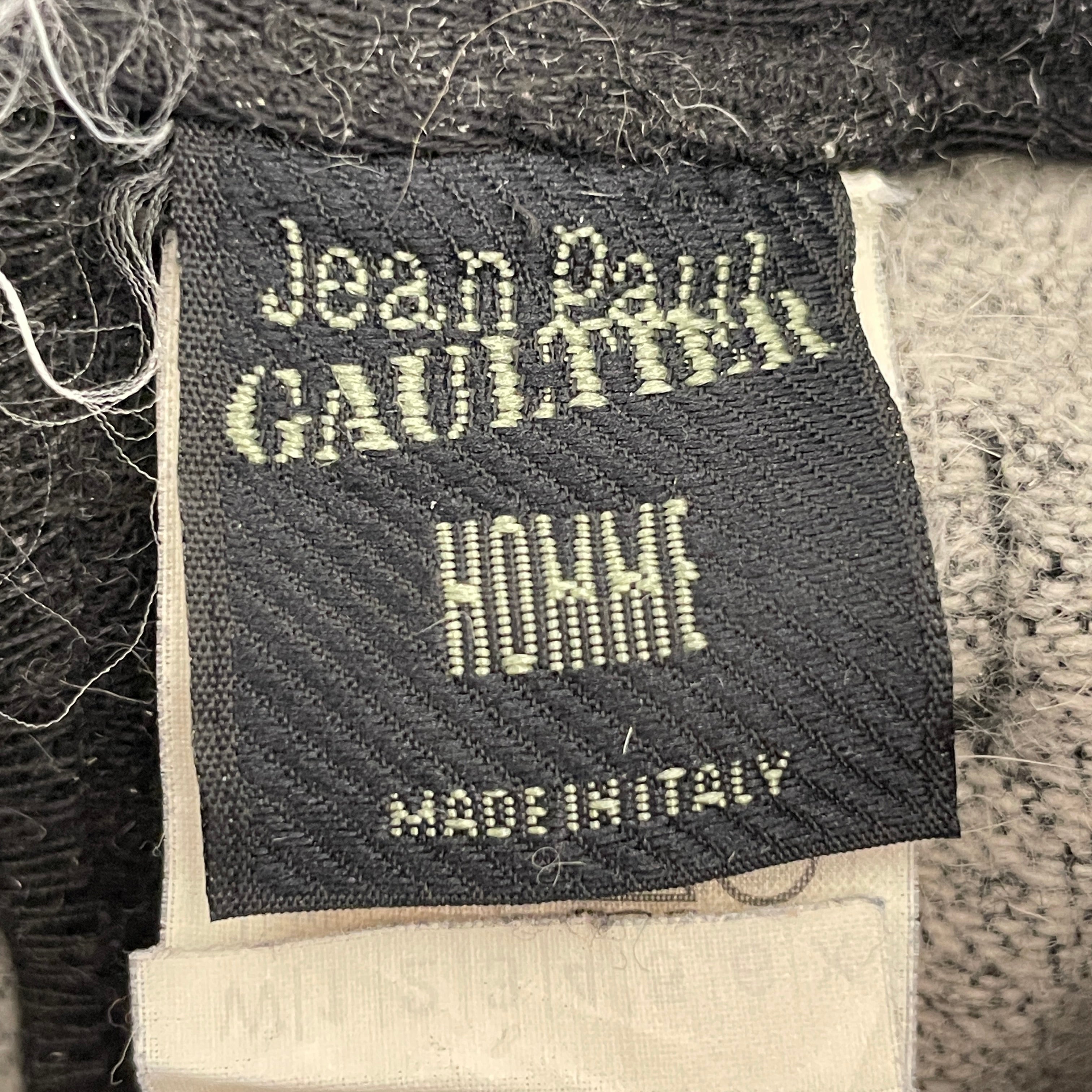 Jean Paul Gaultier/Straight Pants/34/Cotton/BLK/Stripe/ view 3