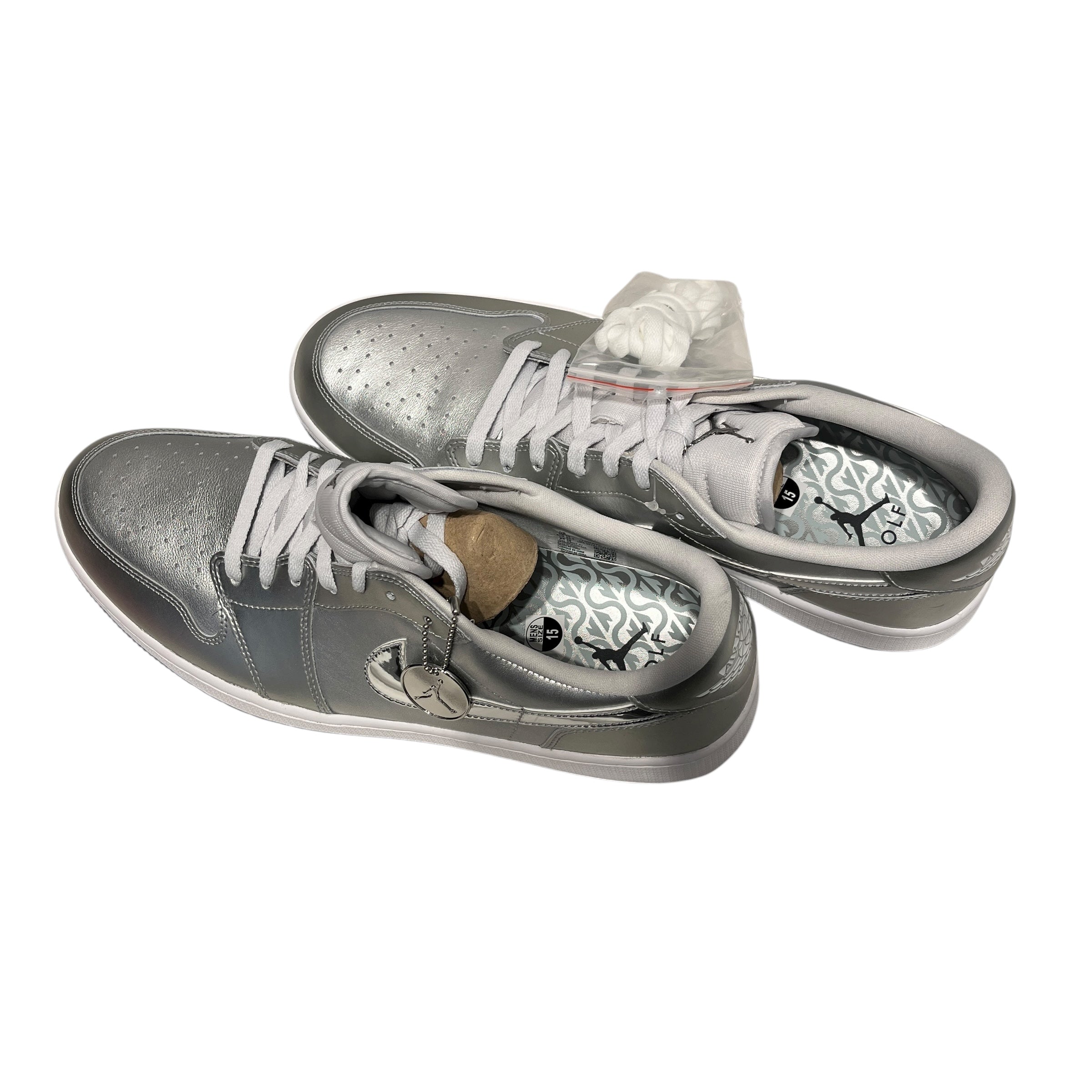 NIKE/Low-Sneakers/US 15/Leather/SLV/JORDAN 1 LOW GOLF GIFT GIVING view 5