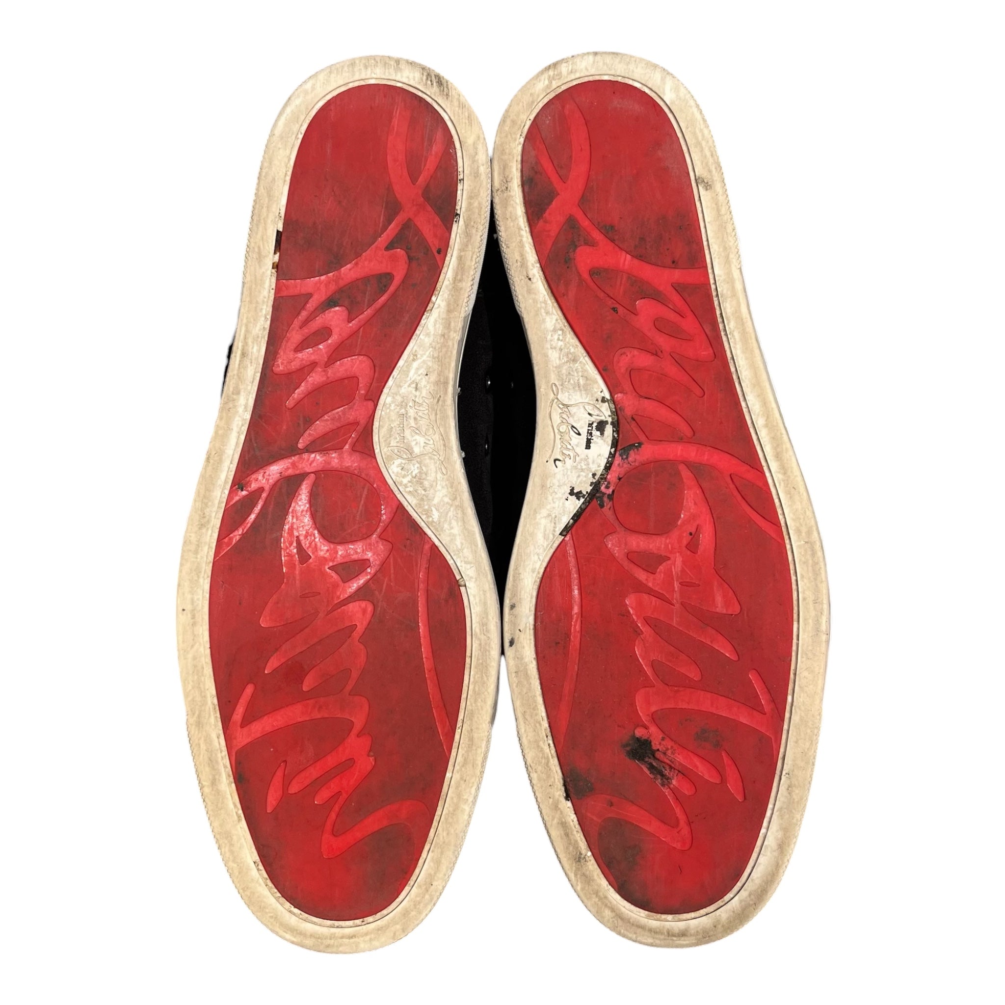 Christian Louboutin/Hi-Sneakers/Suede/BLK/SUEDE FRINGE HI SNEAKER view 6