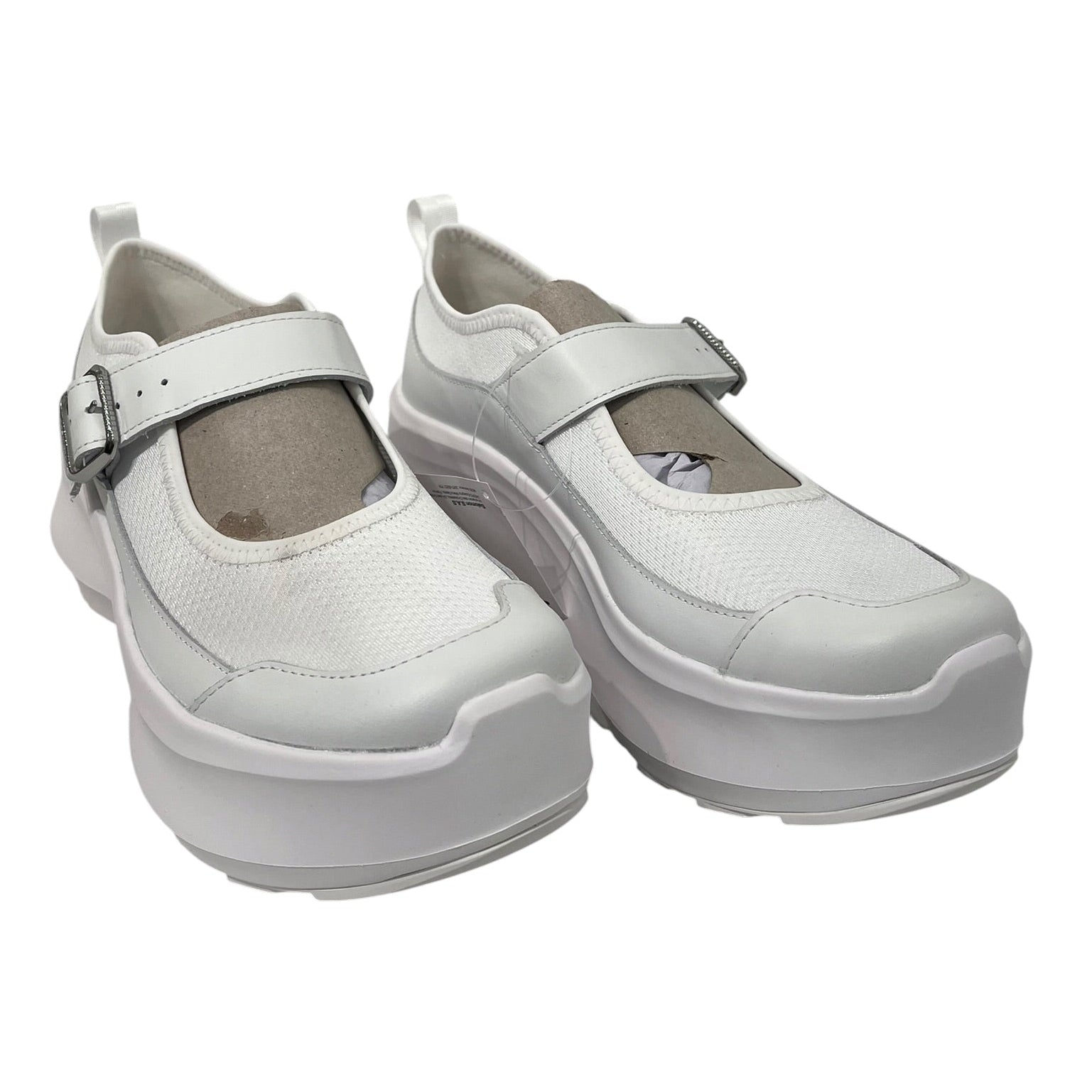 salomon/COMME des GARCONS/Low-Sneakers/US 10/WHT/BALLET FLAT STYLE BUCKLE STRAP view 1