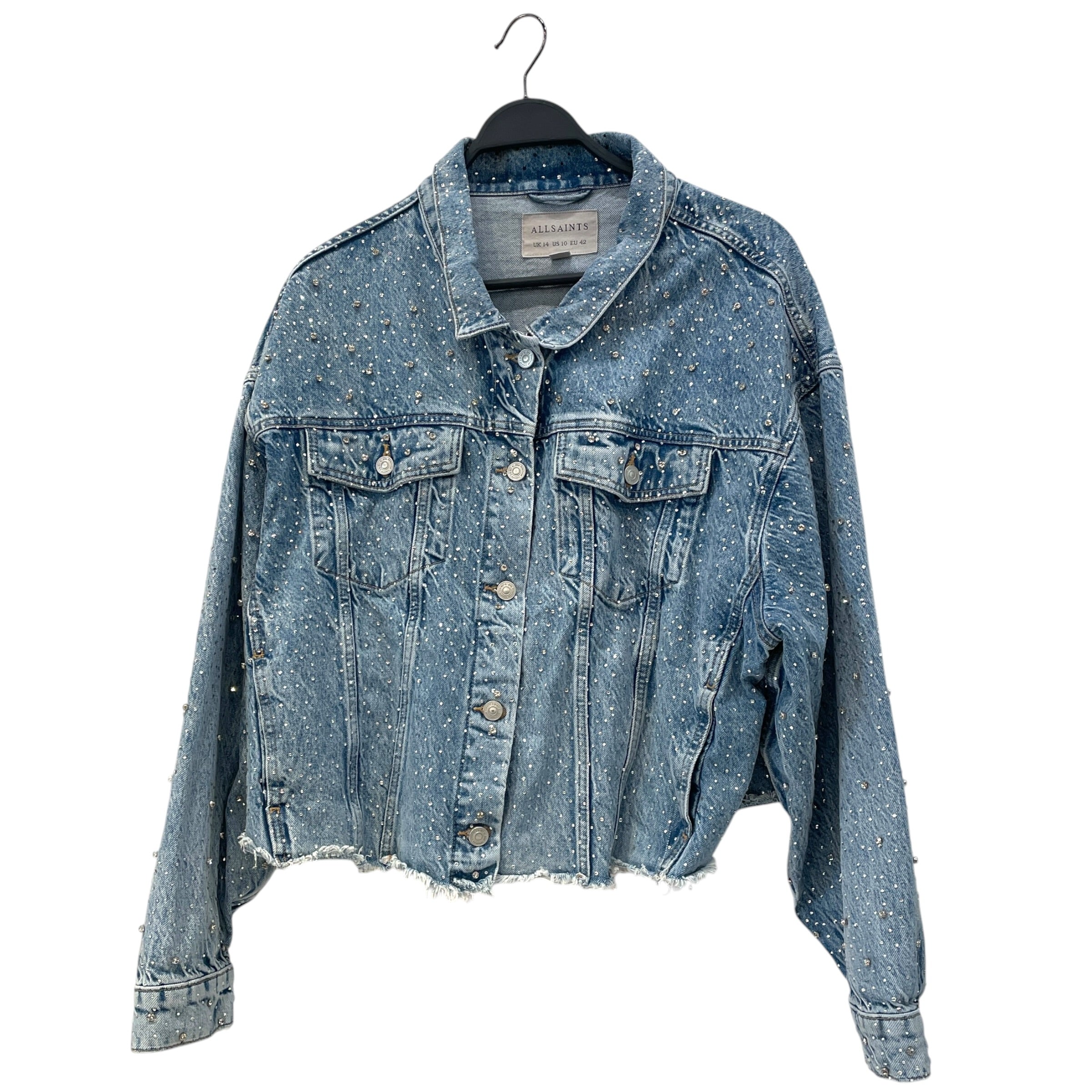 ALLSAINTS/Denim Jkt/M/Denim/BLU/Piper Crystal Jacket view 1