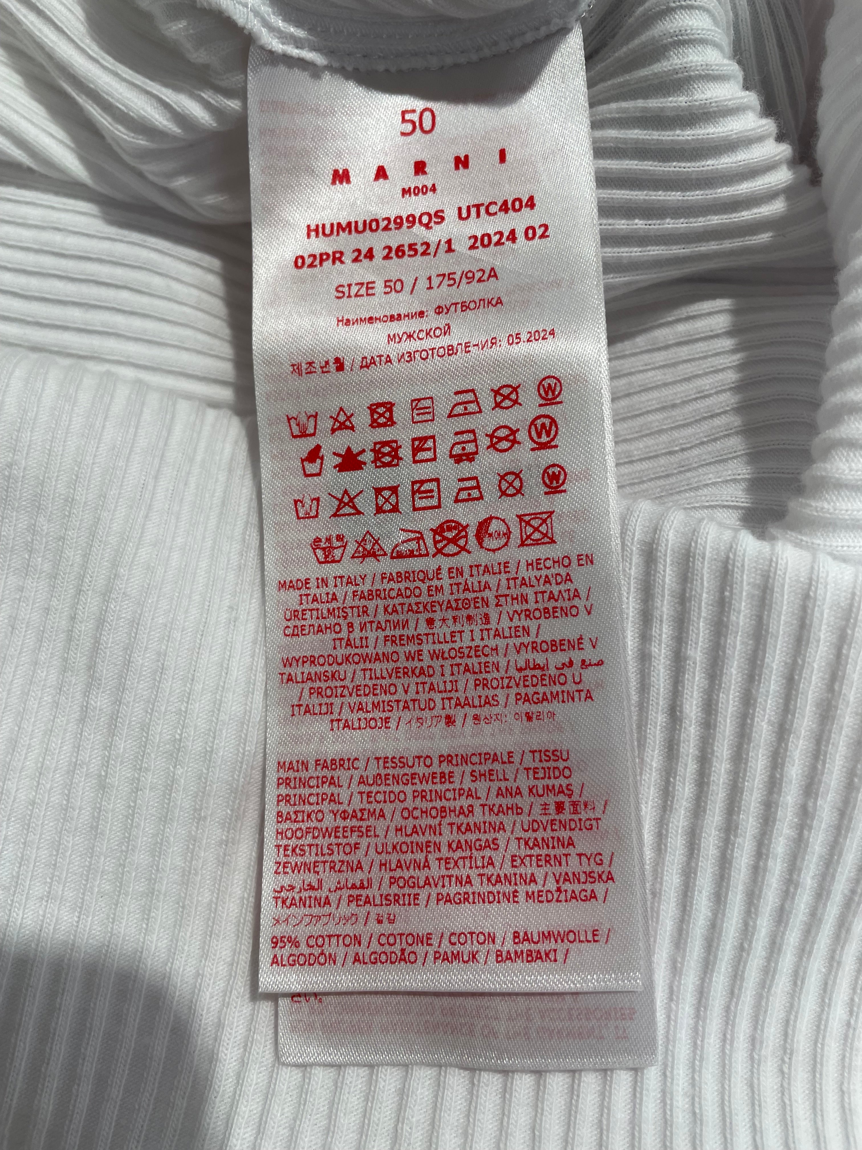 MARNI/Tank Top/50/Cotton/WHT/ view 4