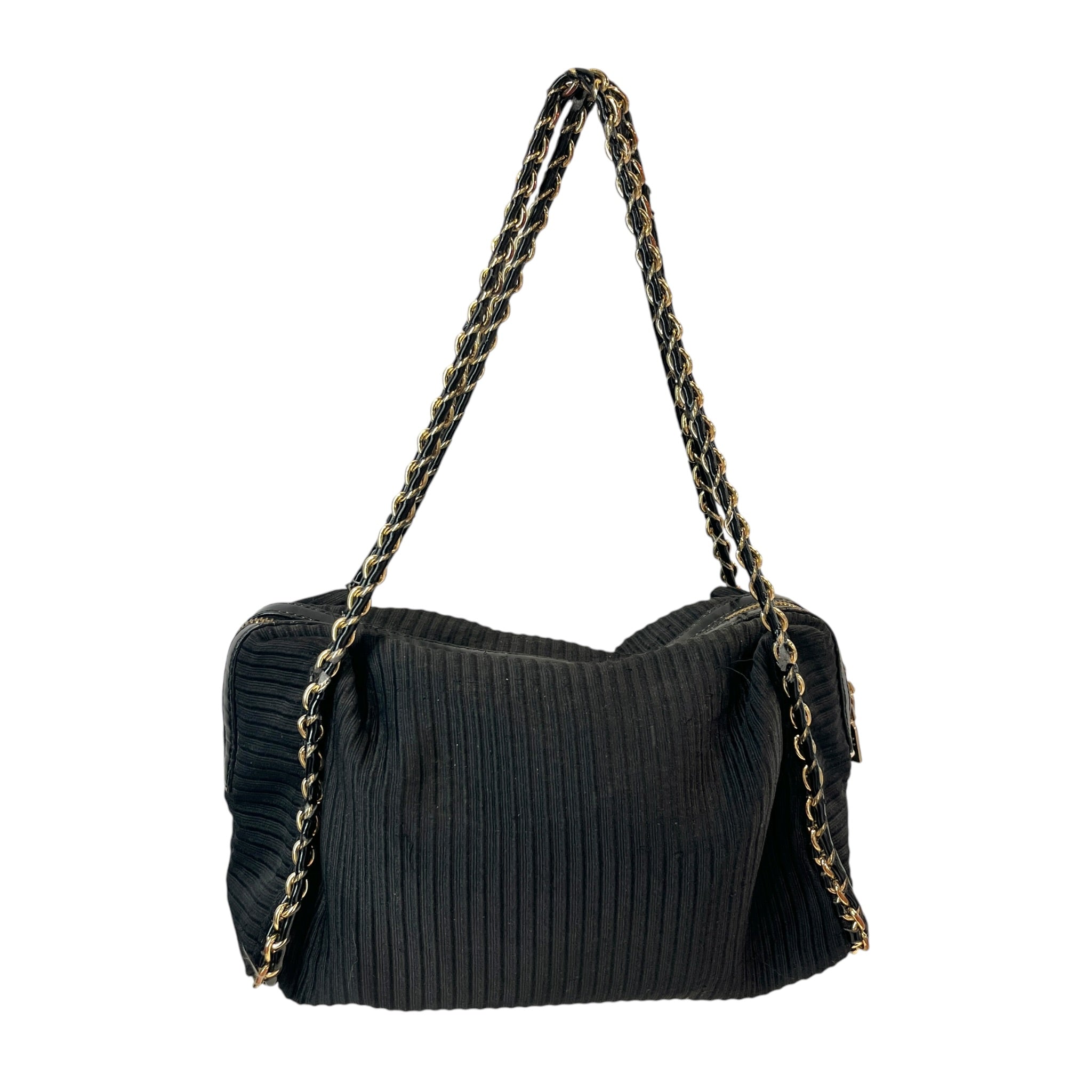 LOVE MOSCHINO/Hand Bag/Polyester/BLK/GOLD CHAIN view 2