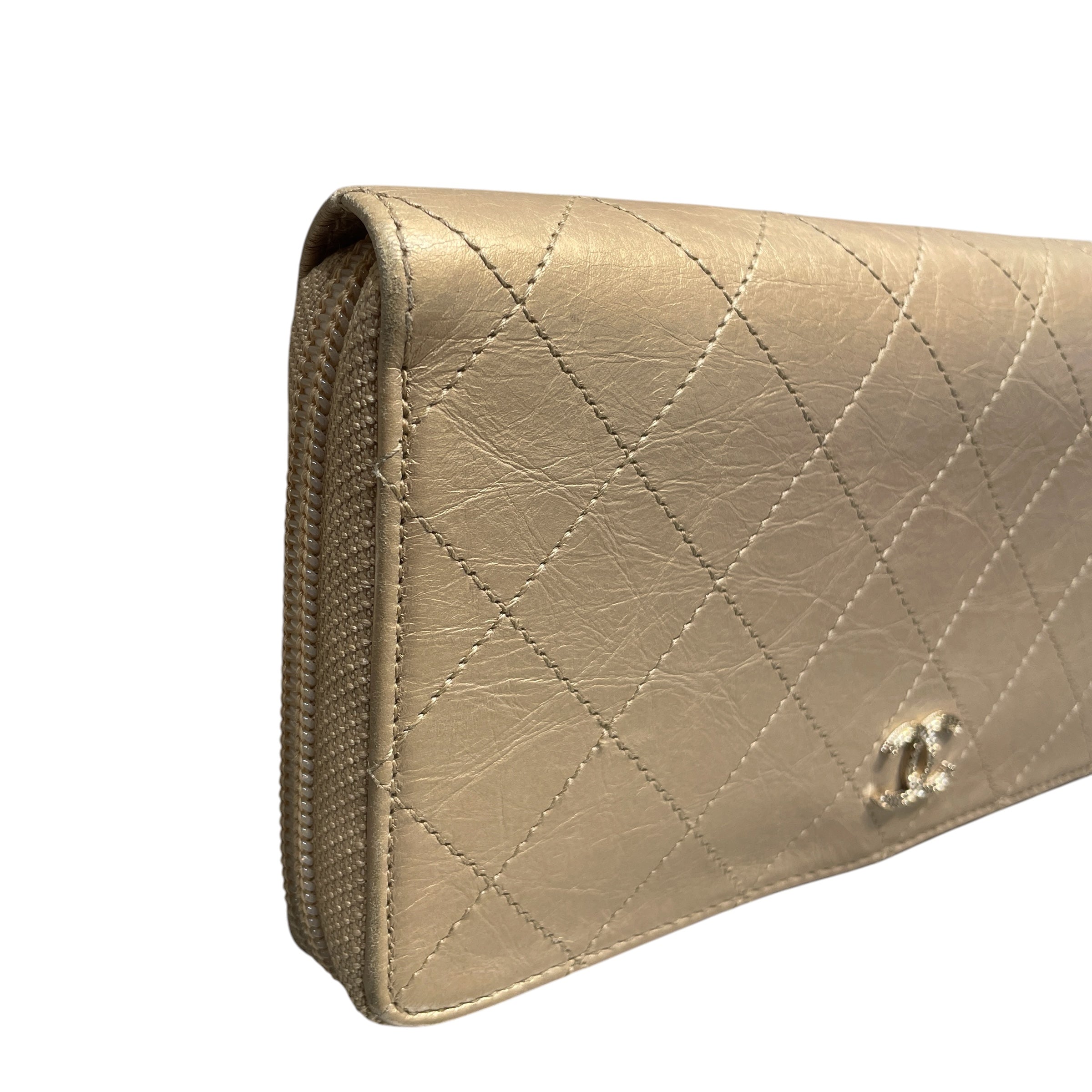 CHANEL/Long Wallet/Leather/GLD/ view 3