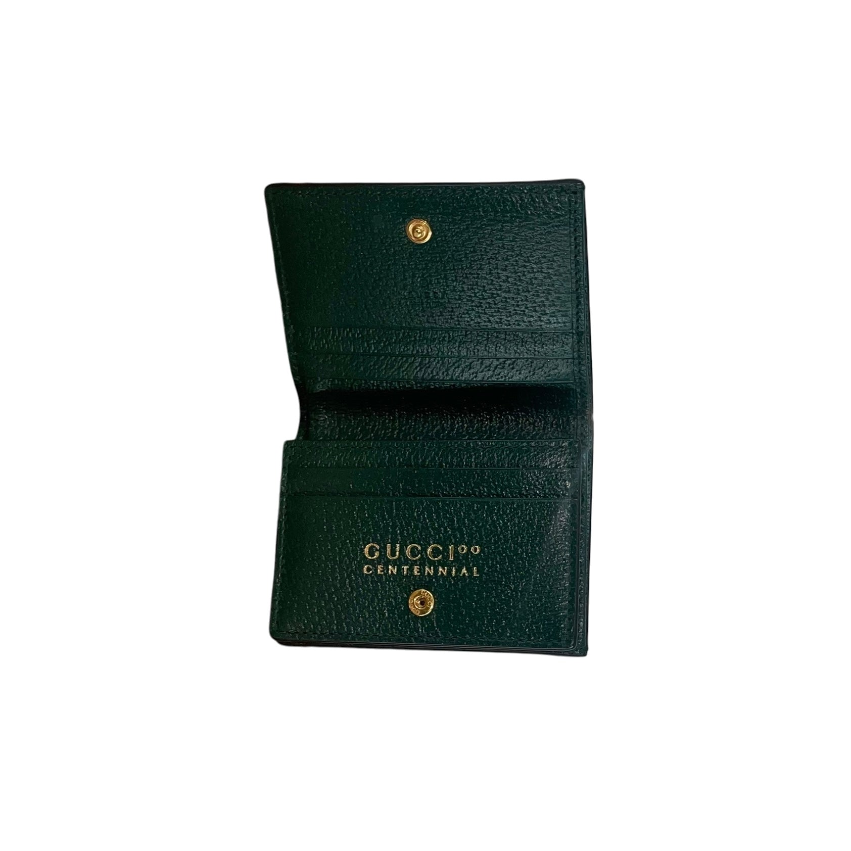 GUCCI/Bifold Wallet/Floral Pattern/Cotton/GRN/L's/GUCCI 100 CENTENNIAL GG RAINBO view 3