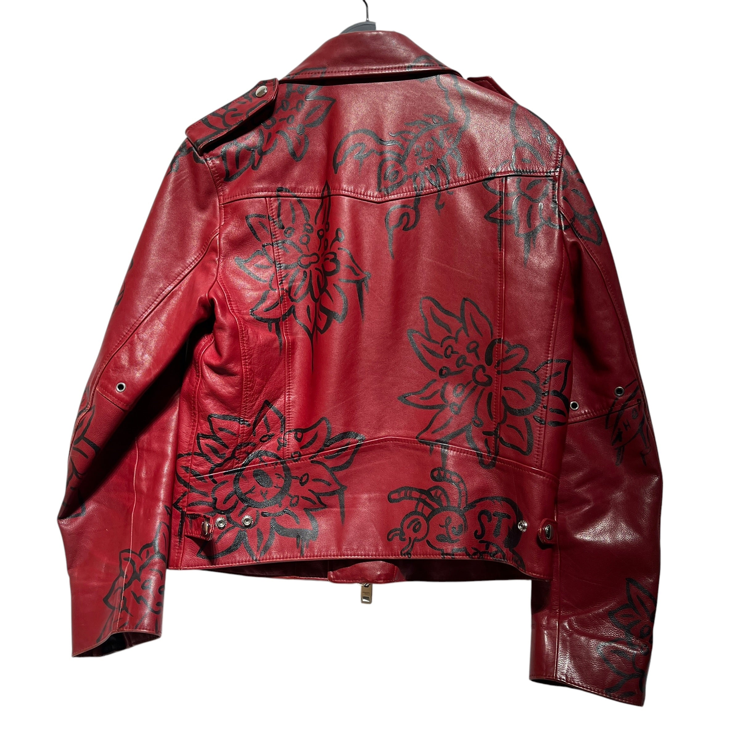 COACH/Leather Jkt/48/Leather/RED/Gary BAseman collab view 2