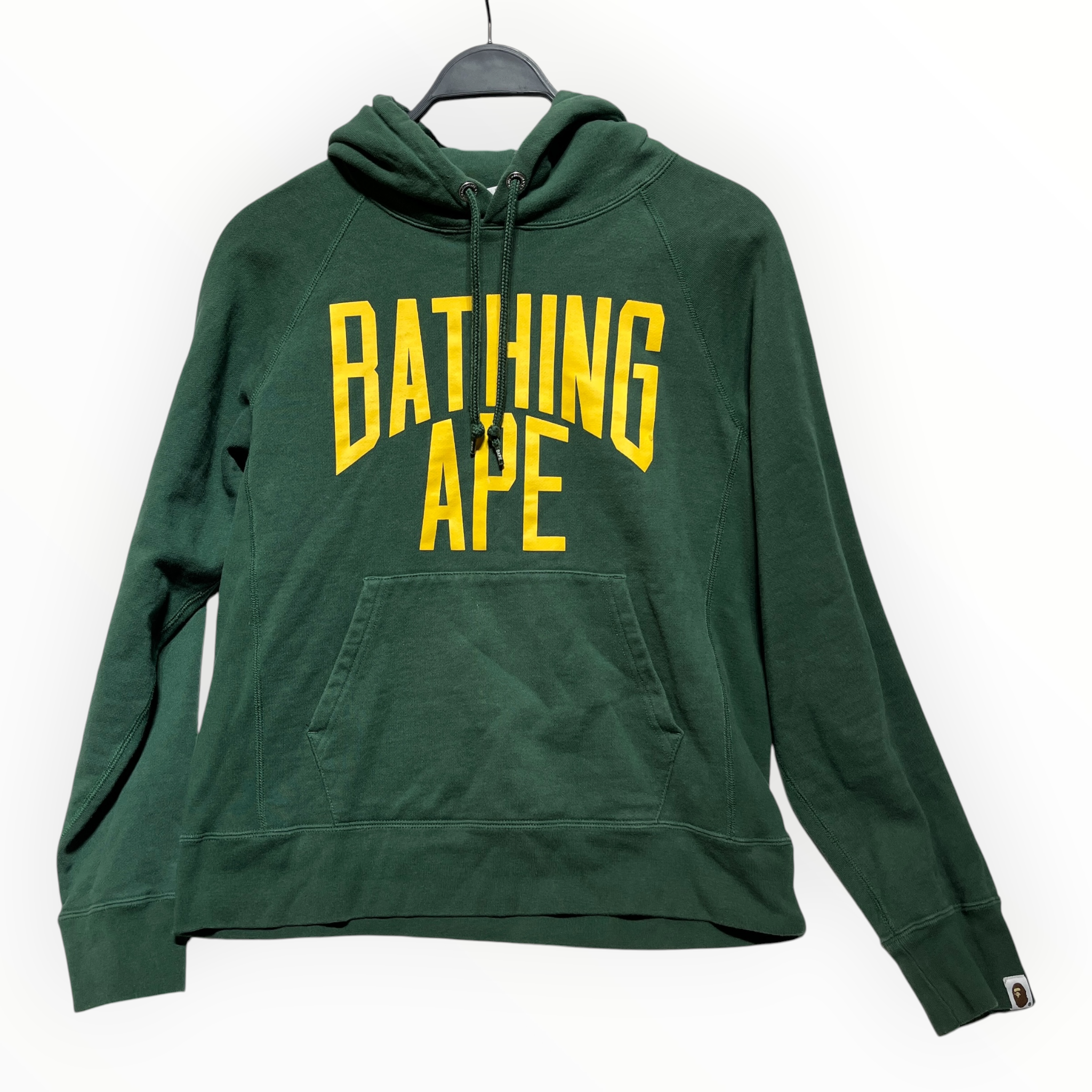 A BATHING APE/Hoodie/M/Cotton/GRN/logo hoodie view 1