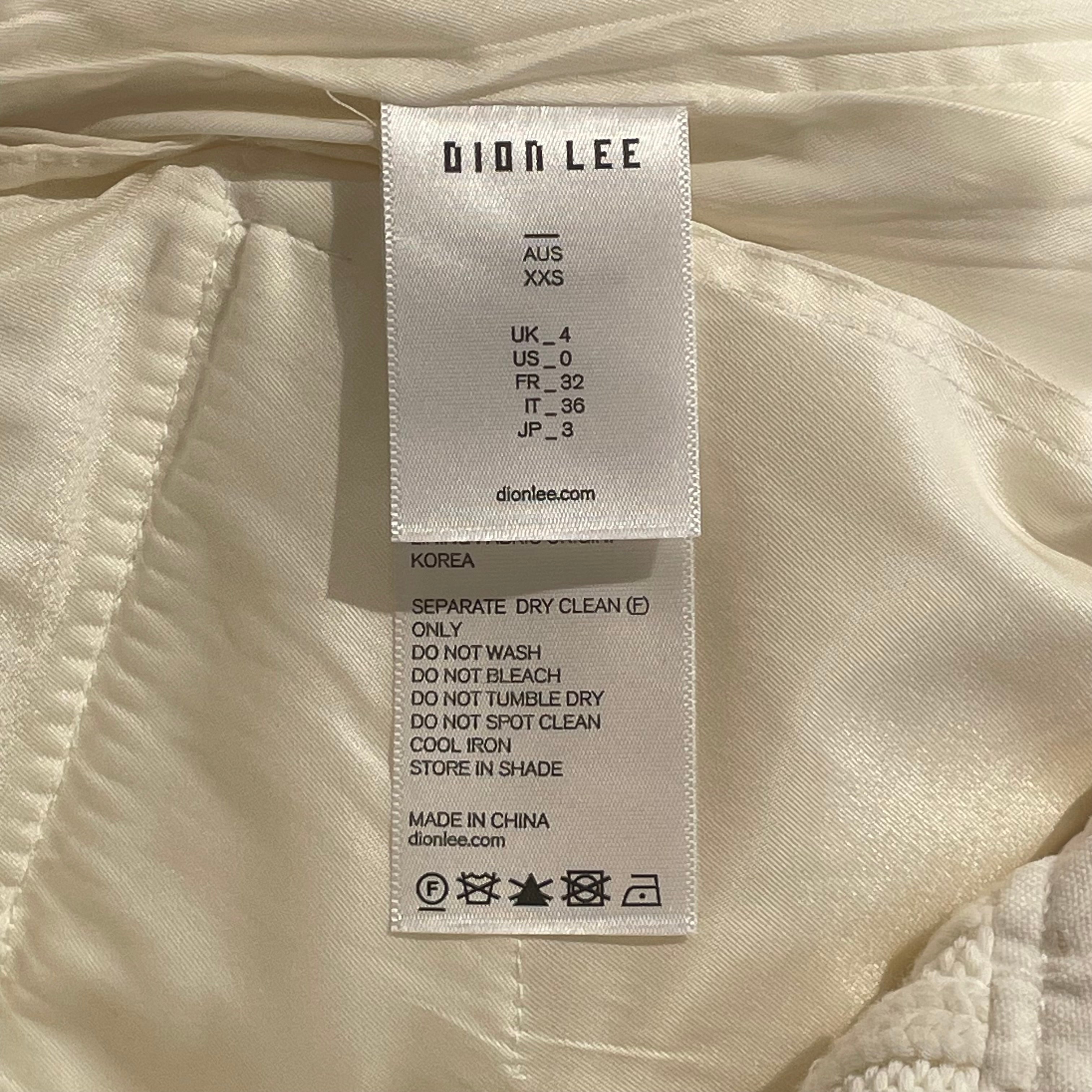DION LEE/Shorts/XXS/Cotton/WHT/STRETCH TECH  NYLON view 4
