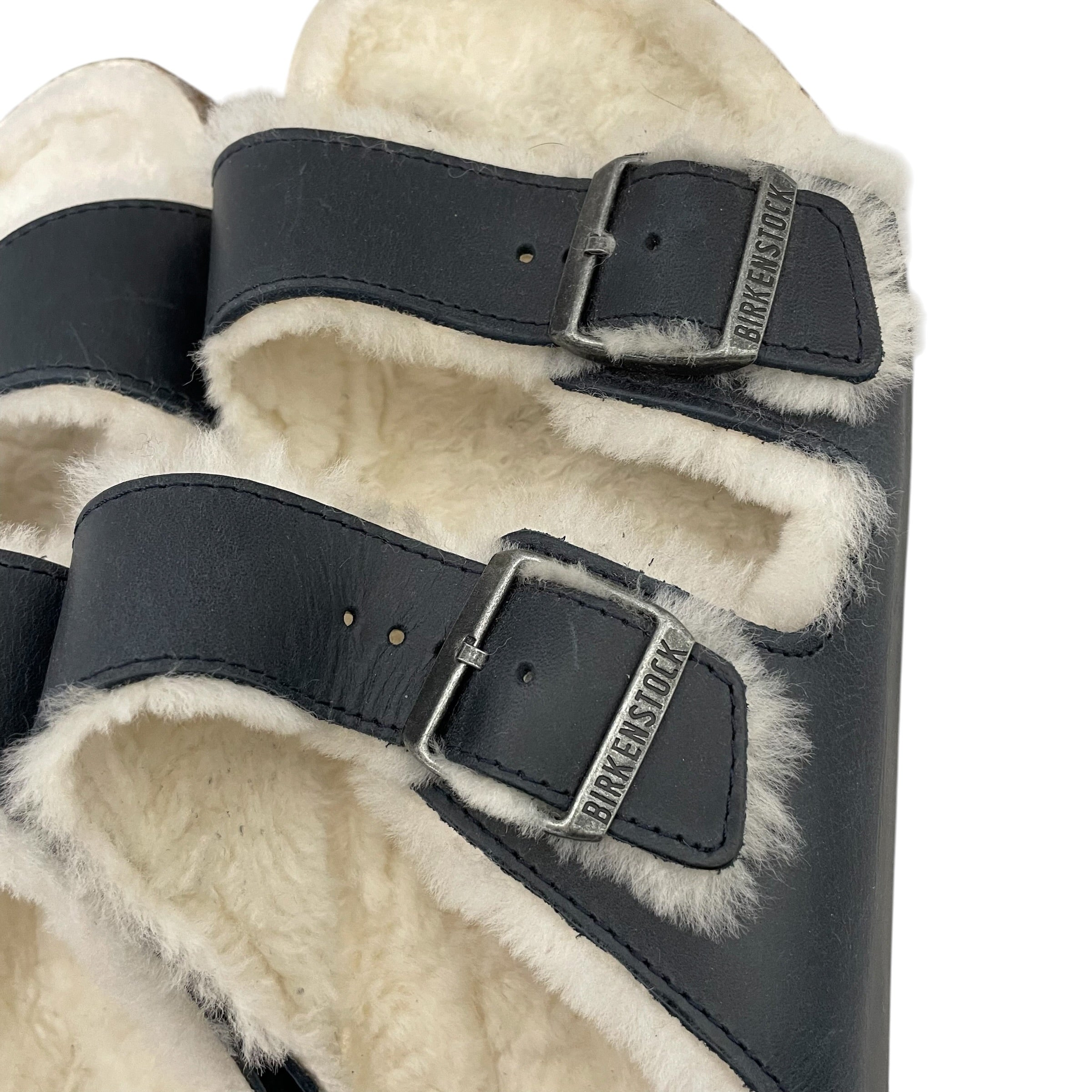 BIRKENSTOCK/Sandals/EU 43/NVY/ARIZONZA SHEARLING view 5