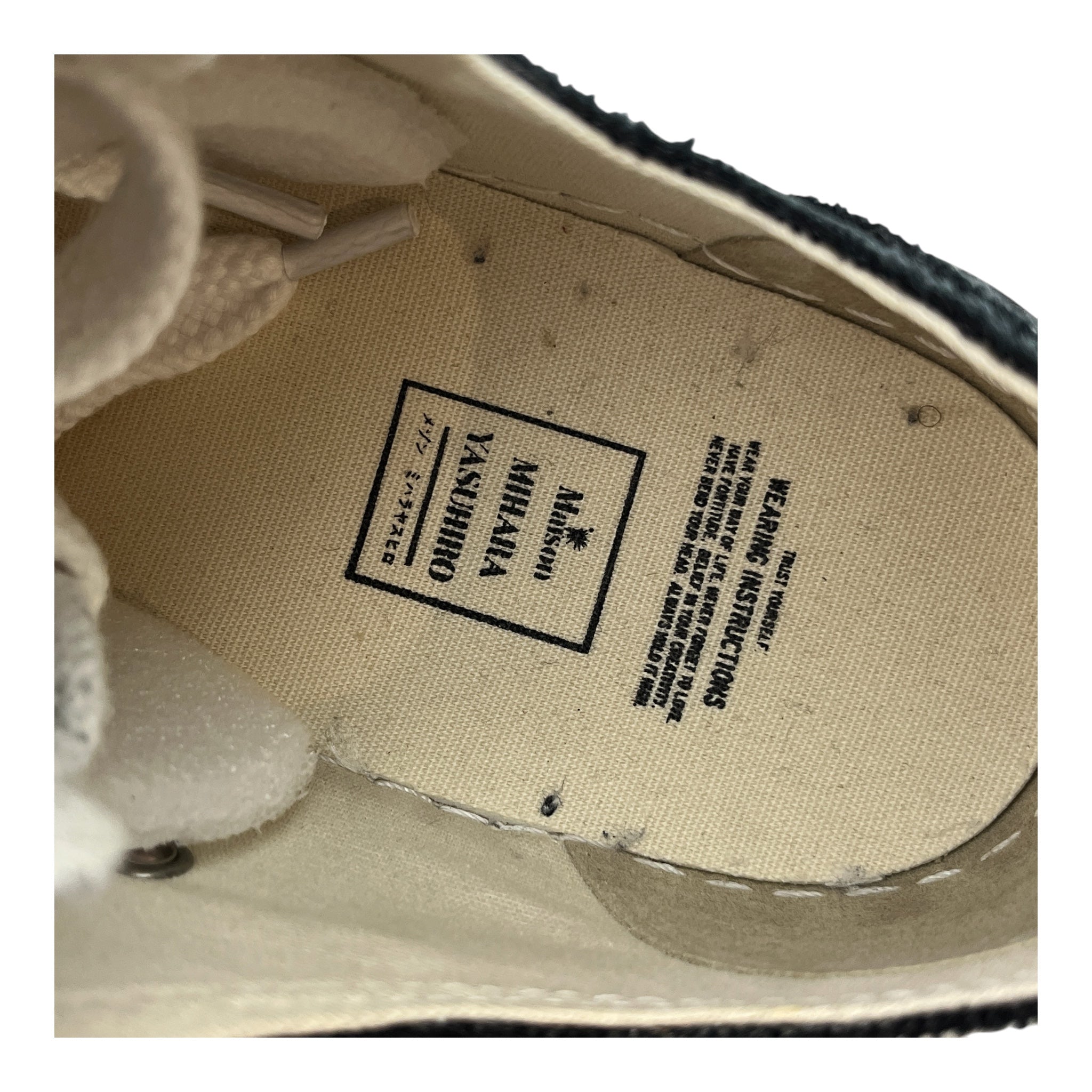 Maison Mihara Yasuhiro/Low-Sneakers/US 11/Cotton/BLK/Peterson Low view 3