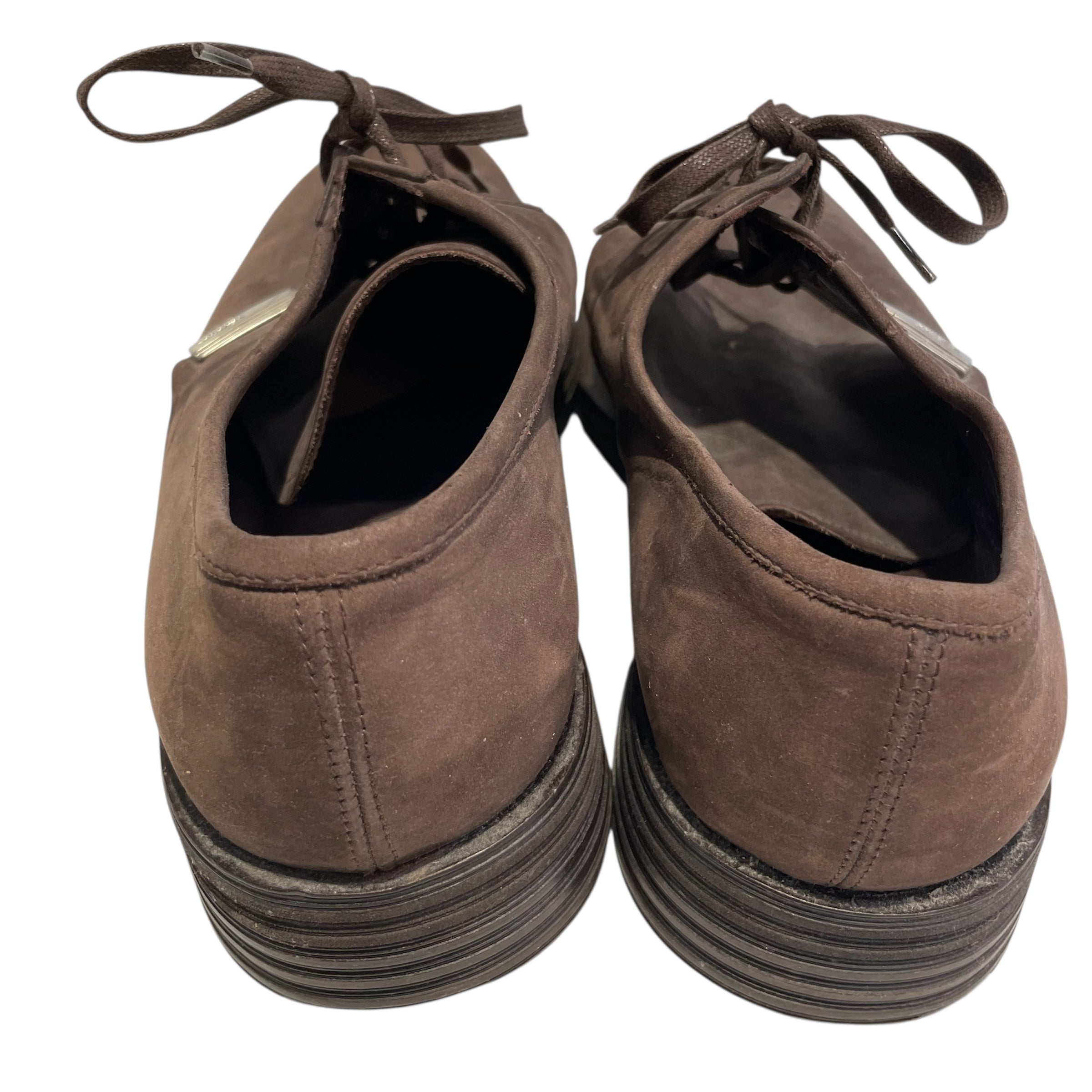 GIANNI VERSACE/Dress Shoes/US 6/Suede/BRW/DUSTY BROWN/METAL TAB view 4