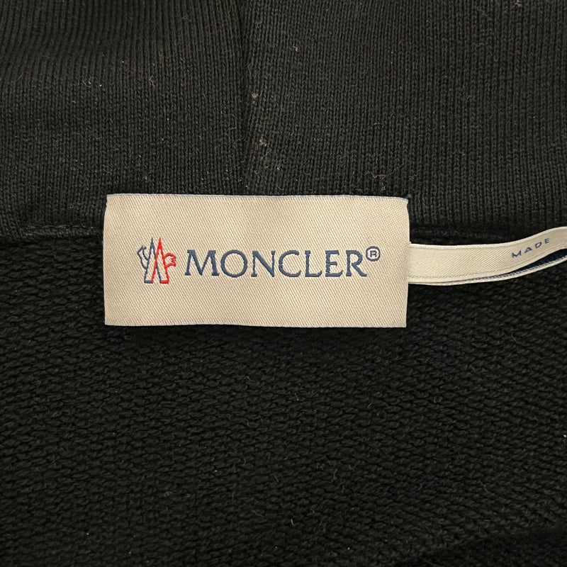 MONCLER/Hoodie/M/Cotton/BLK/zip hoodie