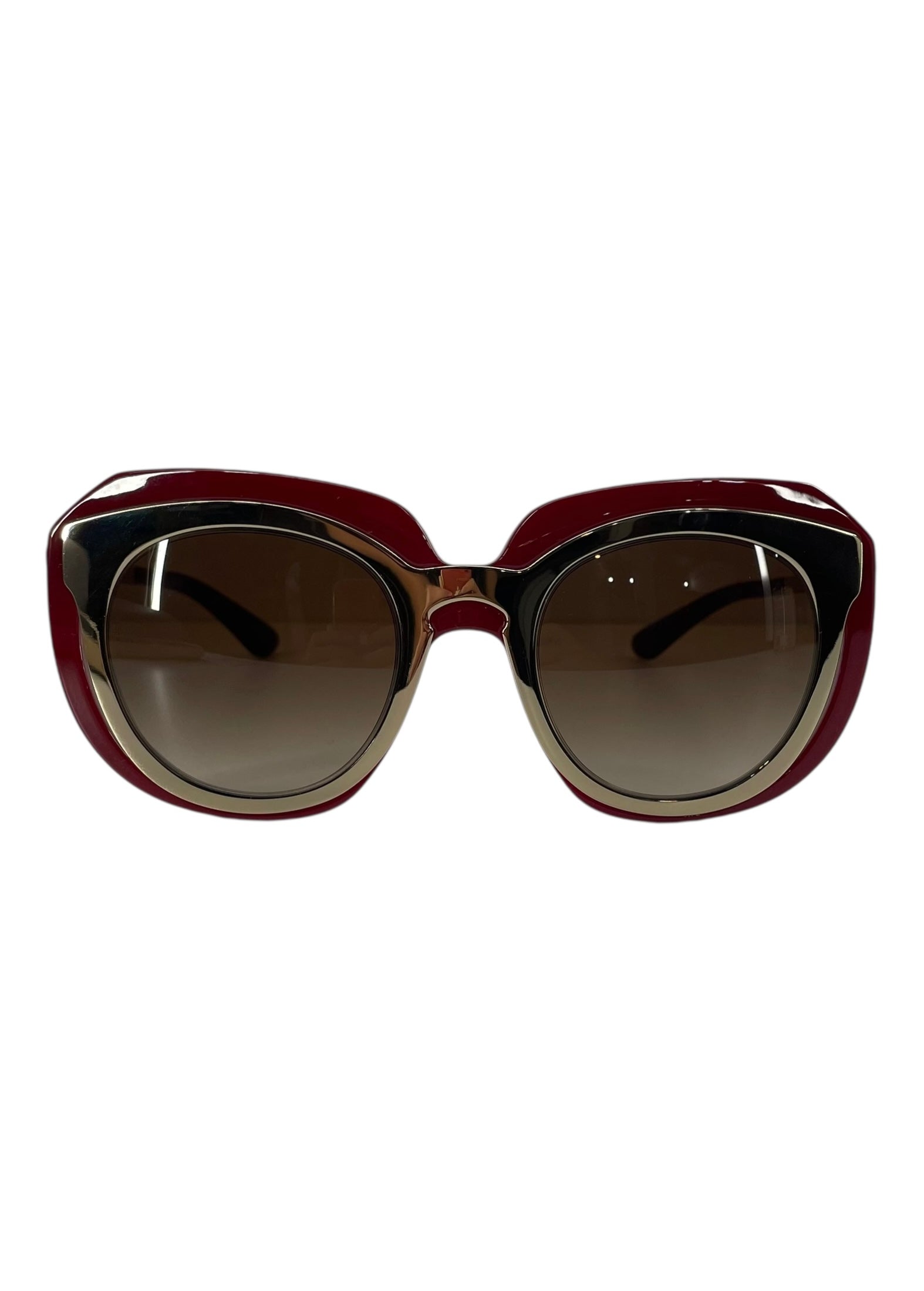 DOLCE&GABBANA/Sunglasses/Plastic/BRD/GOLD TRIM view 1
