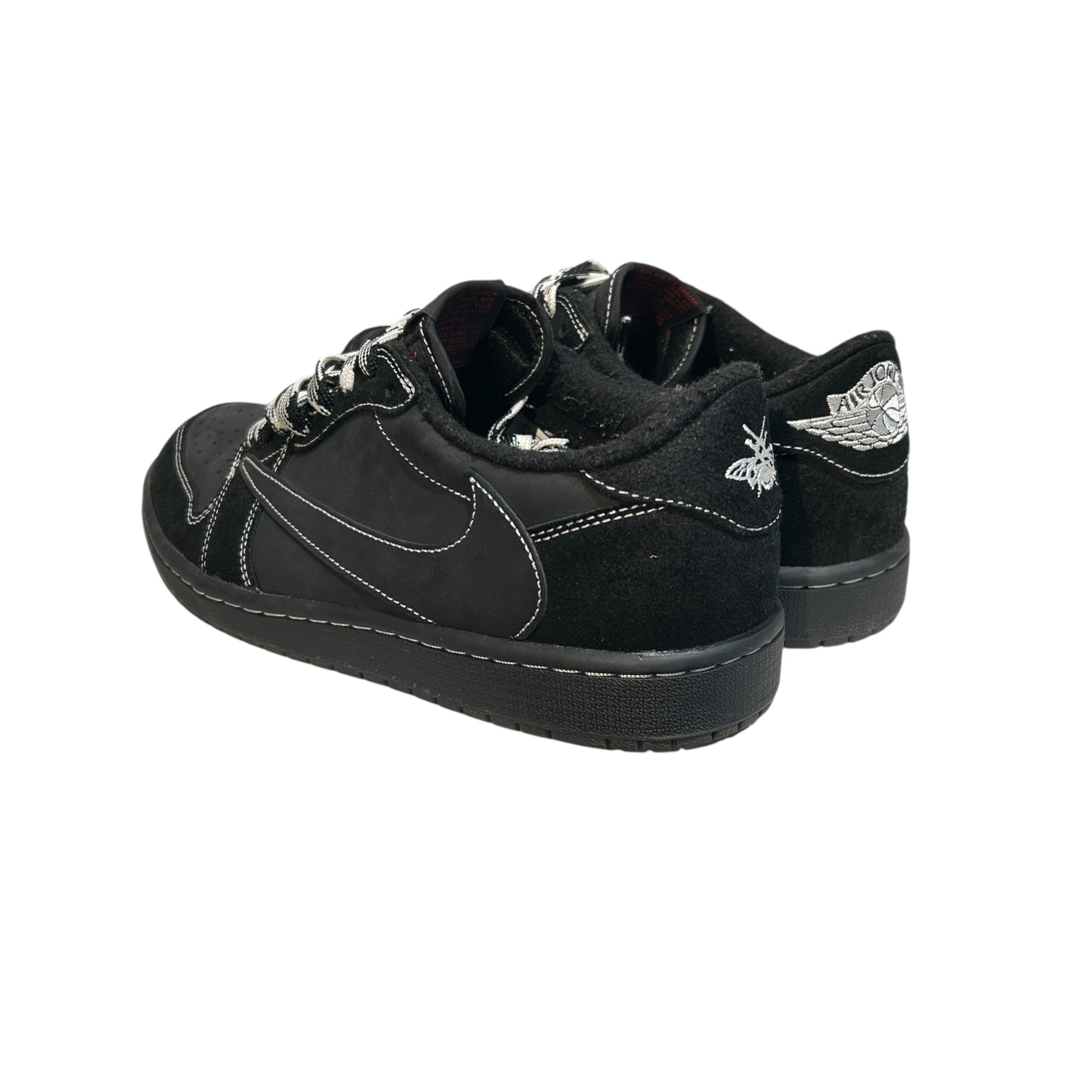 NIKE/TRAVIS SCOTT/Low-Sneakers/US 11/Leather/BLK/Retro Low 1's X Travis Scott view 2