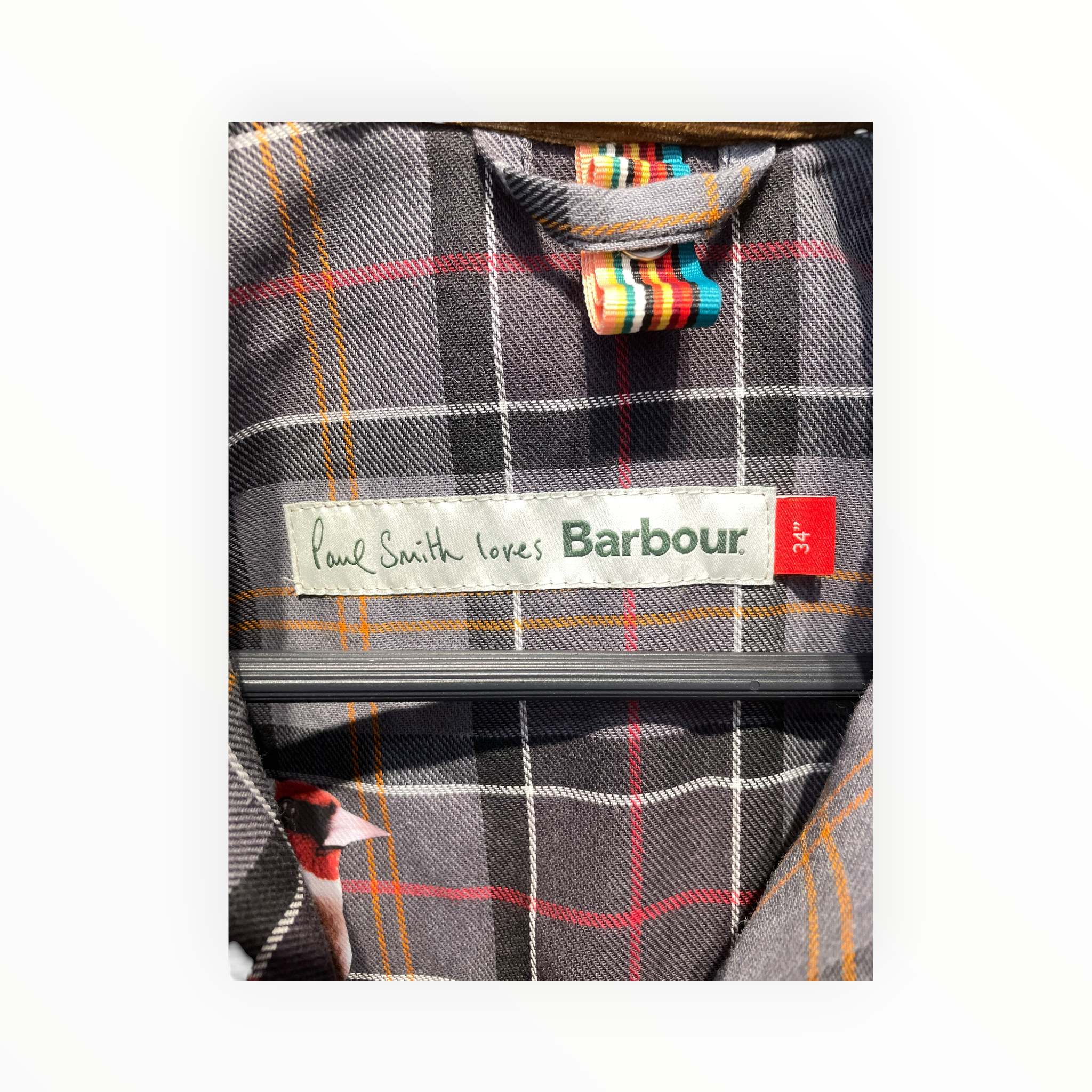 Barbour/Paul Smith/Jacket/34/Cotton/PPL/Bird Graphic Lined view 3
