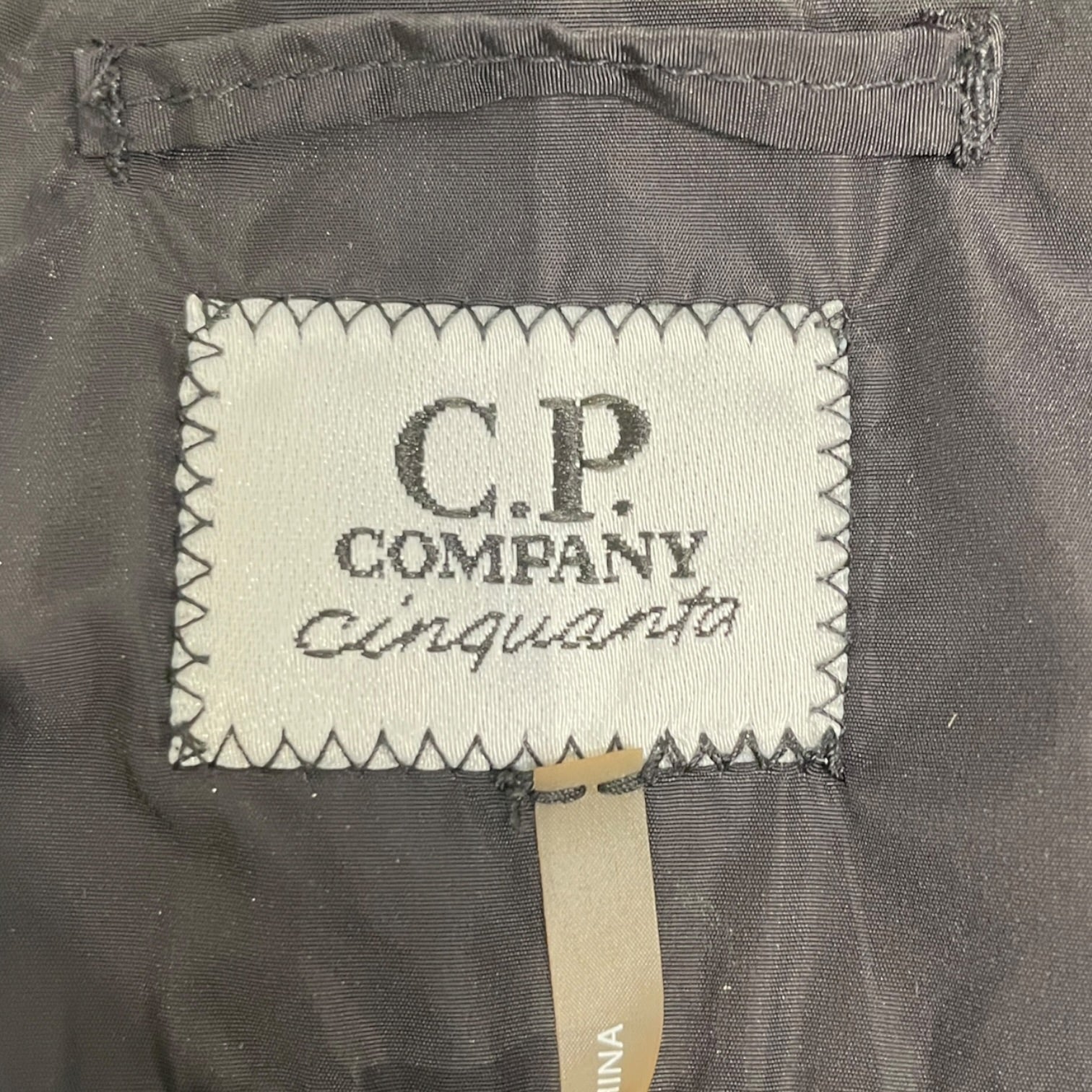 C.P.COMPANY/Windbreaker/L/Nylon/BLK/CPCOMPANY LOGO BACK view 3