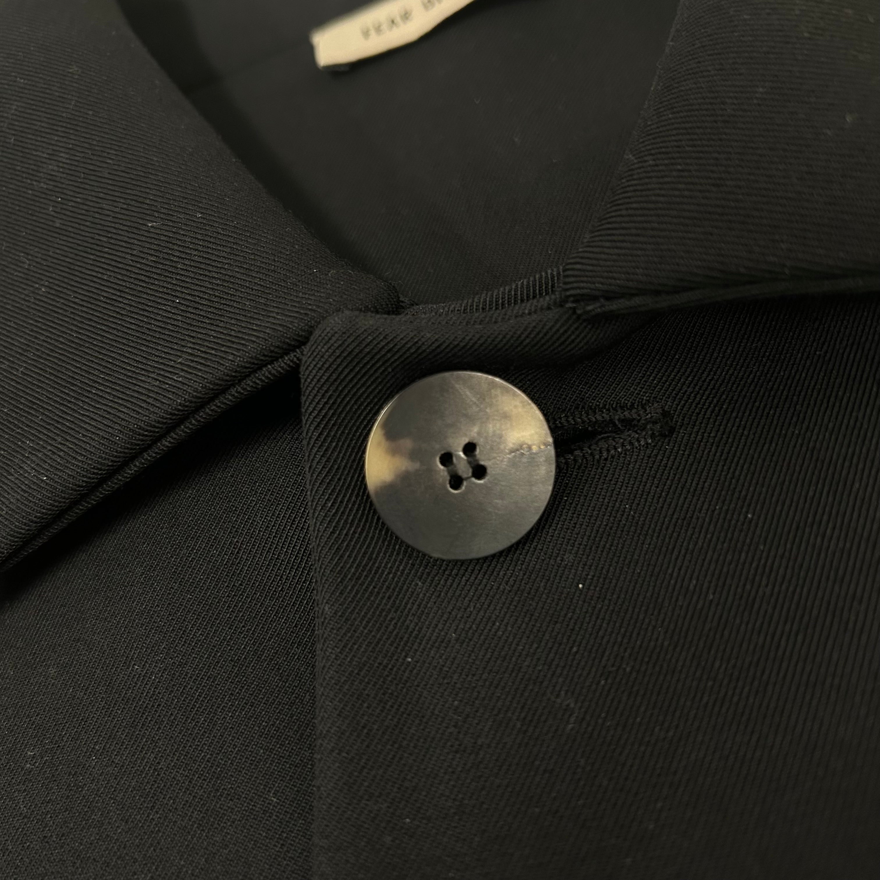 FEAR OF GOD/Trench Coat/L/Wool/BLK/eternal twill coat view 5