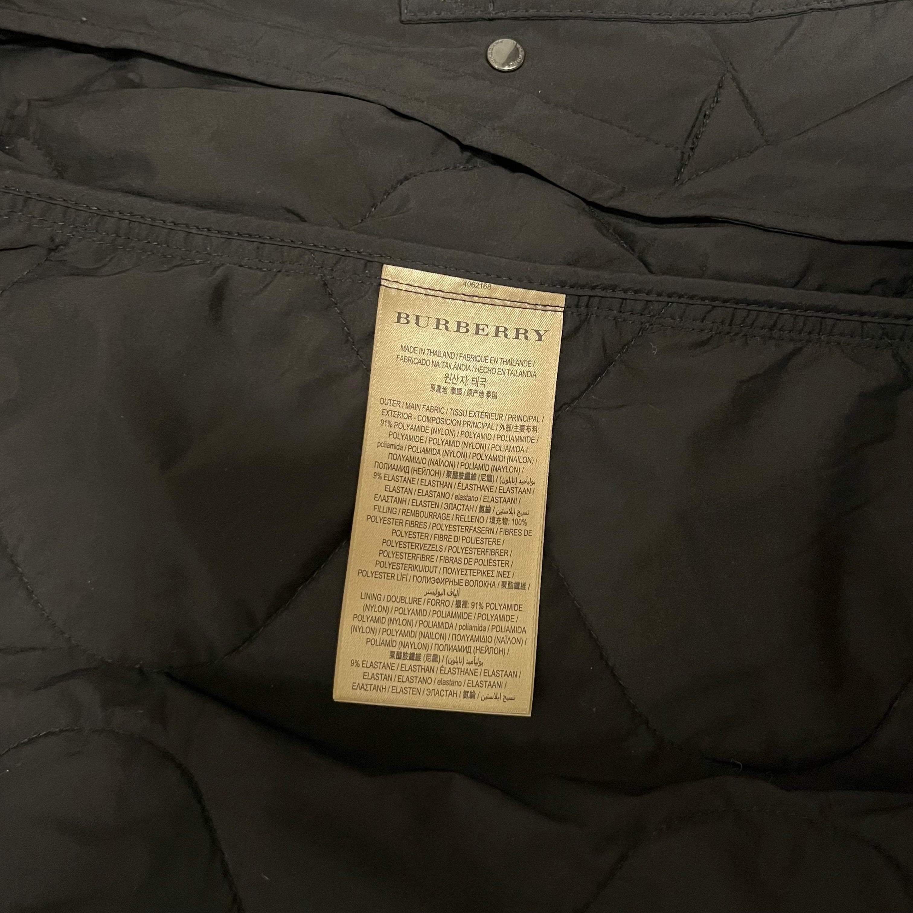 BURBERRY LONDON/Quilted Jkt/M/Nylon/BLK/ view 4