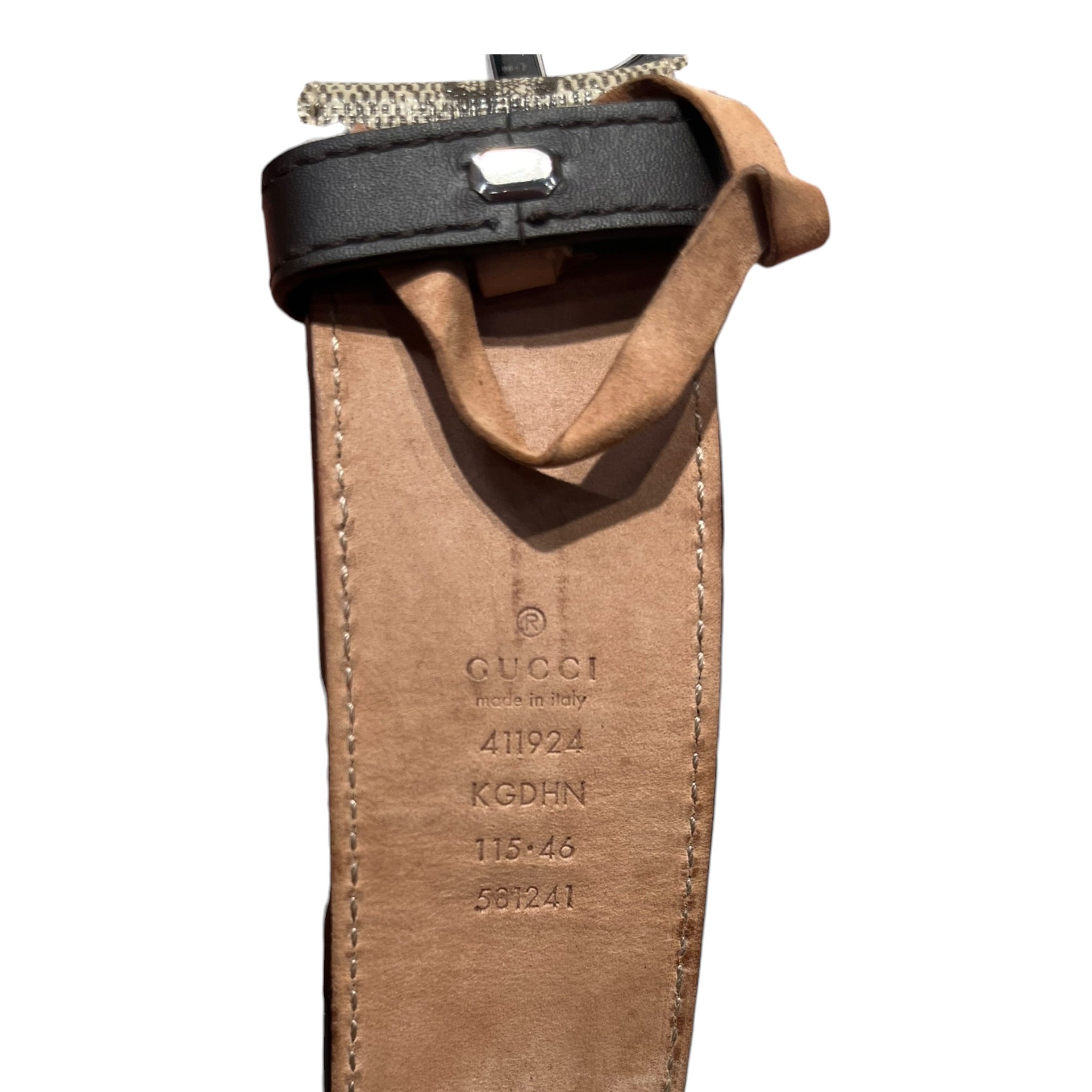 GUCCI/Belt/Monogram/BRW/M's/400593 UQLAC 110-44 214351 view 3