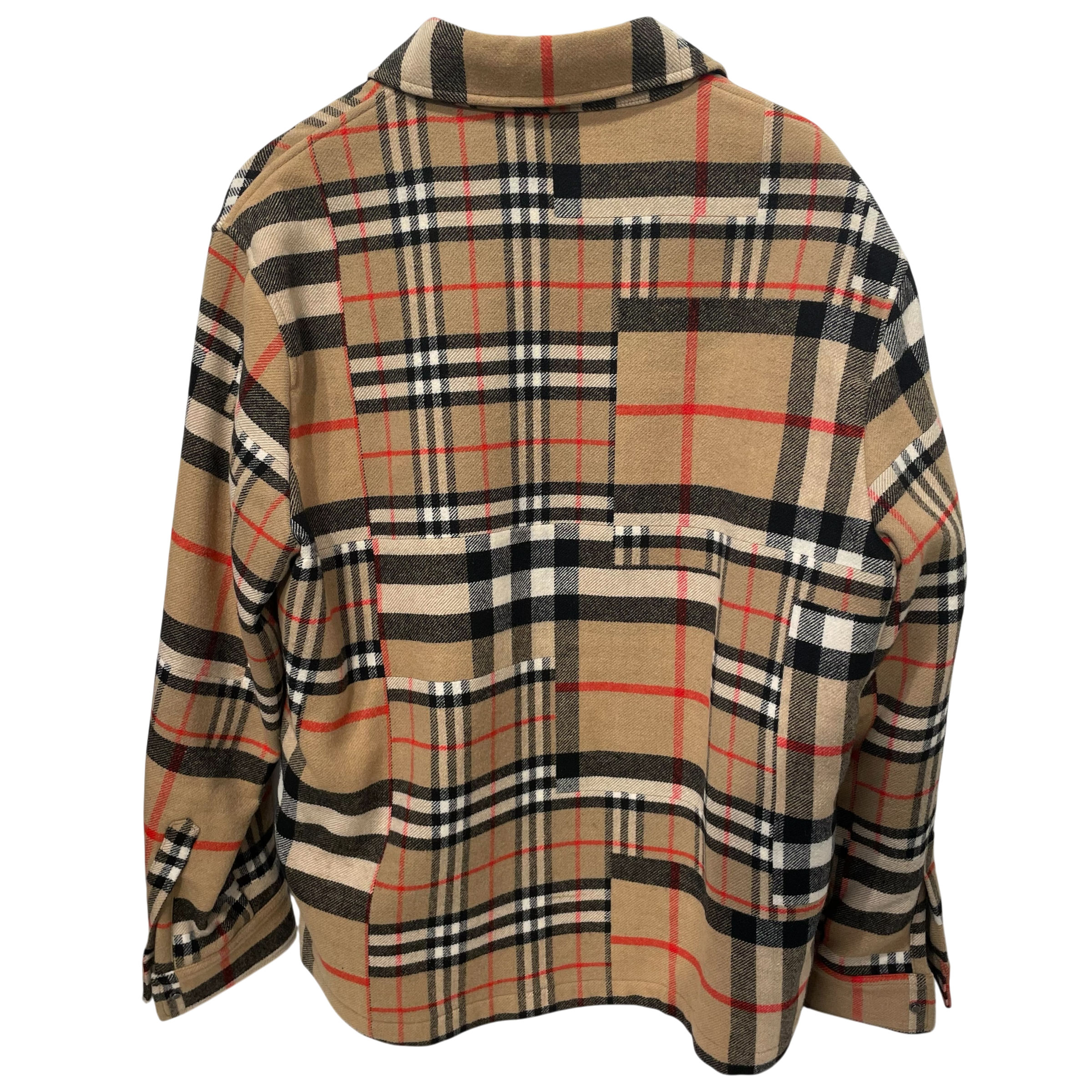 BURBERRY/Jacket/L/BLK/Plaid/ view 2
