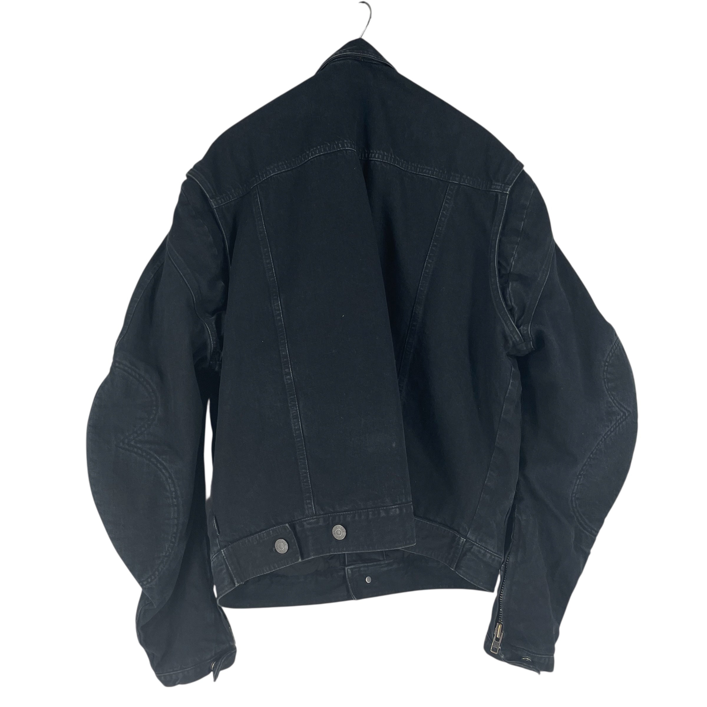 BALENCIAGA/Denim Jkt/46/Cotton/BLK/JP57 2019 01146 view 2