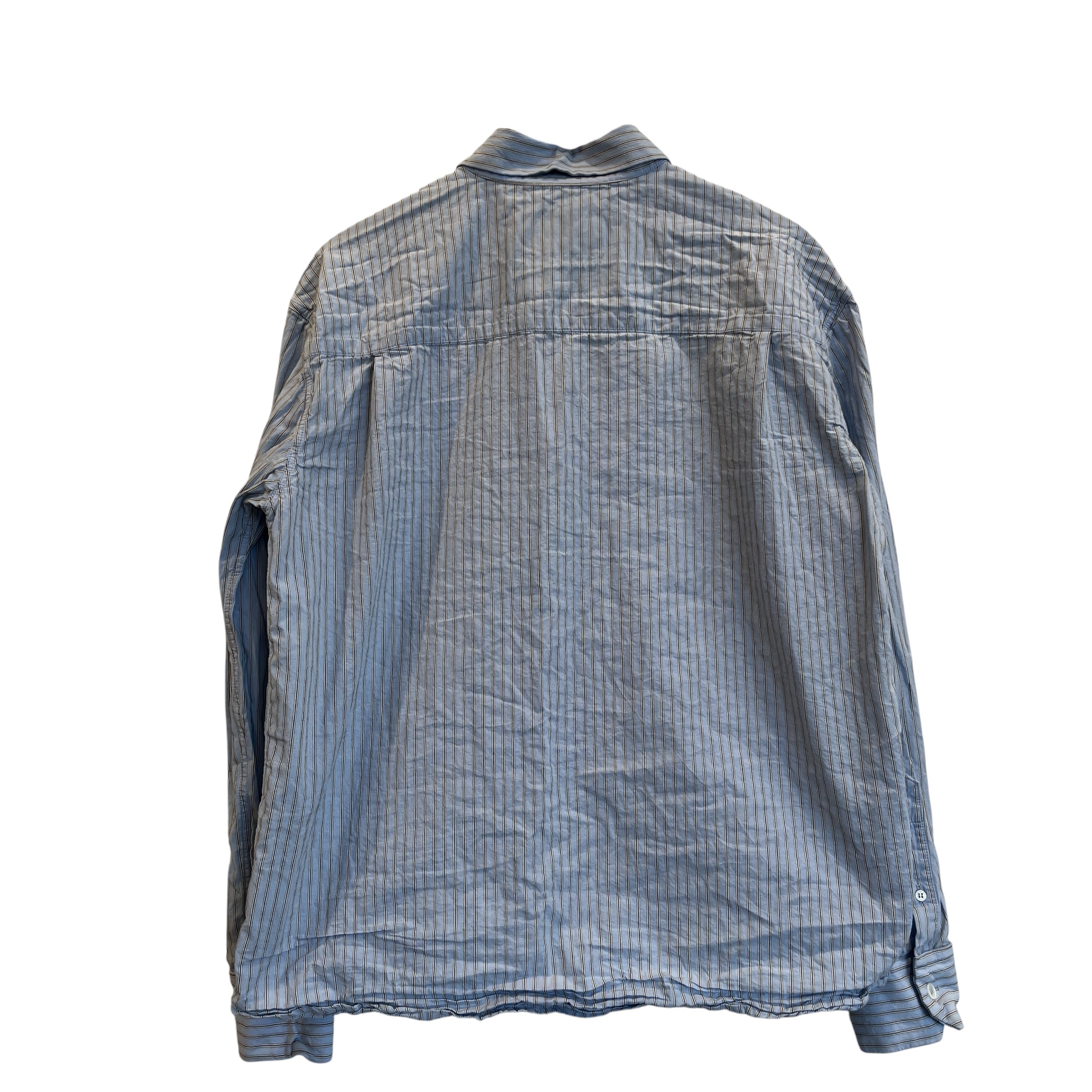 DENIM TEARS/Flannel Shirt/M/Cotton/NVY/Plaid/Dt Festival Button up view 2
