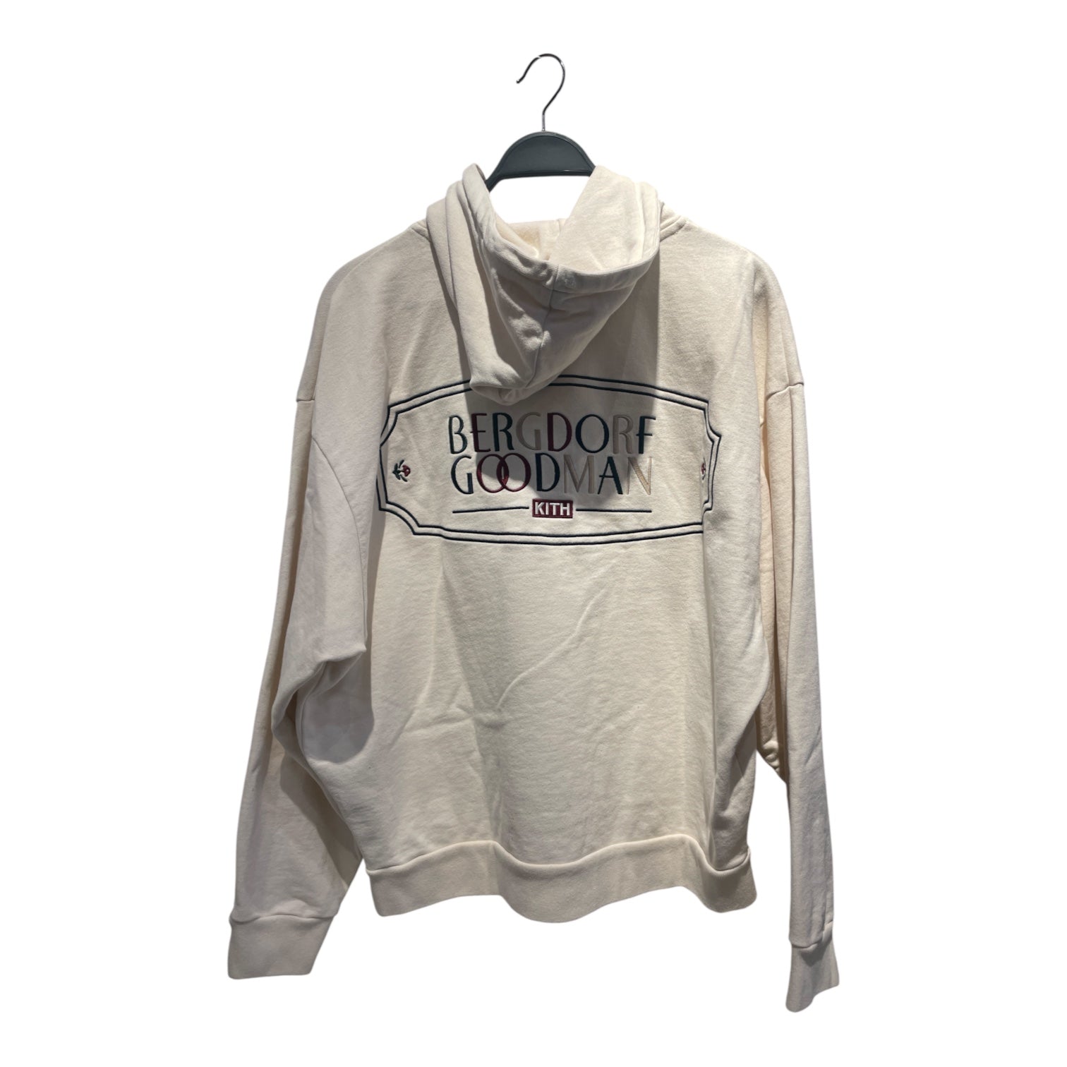KITH/BERGDORF GOODMAN/Hoodie/L/Cotton/CRM/ view 2