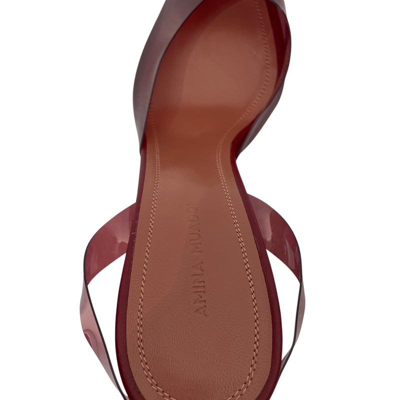 AMINA MUADDI/Heels/EU 38.5/BRD/BEGUM GLASS
