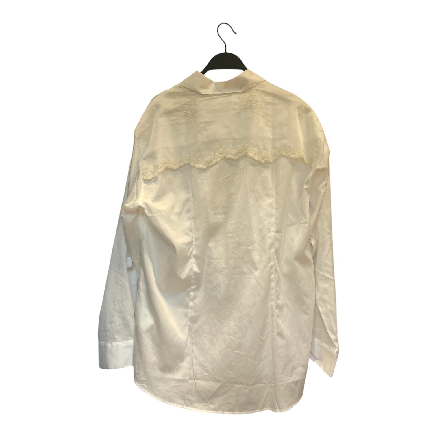 our legacy/3|4 T-Shirt/36/Cotton/WHT/white frill top view 2