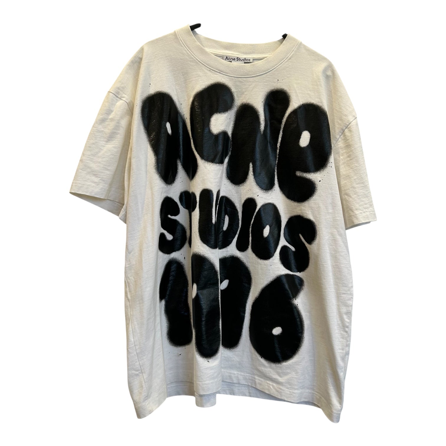 Acne Studios/T-Shirt/XL/Cotton/WHT/Graphic/Graffiti Logo Tee view 1
