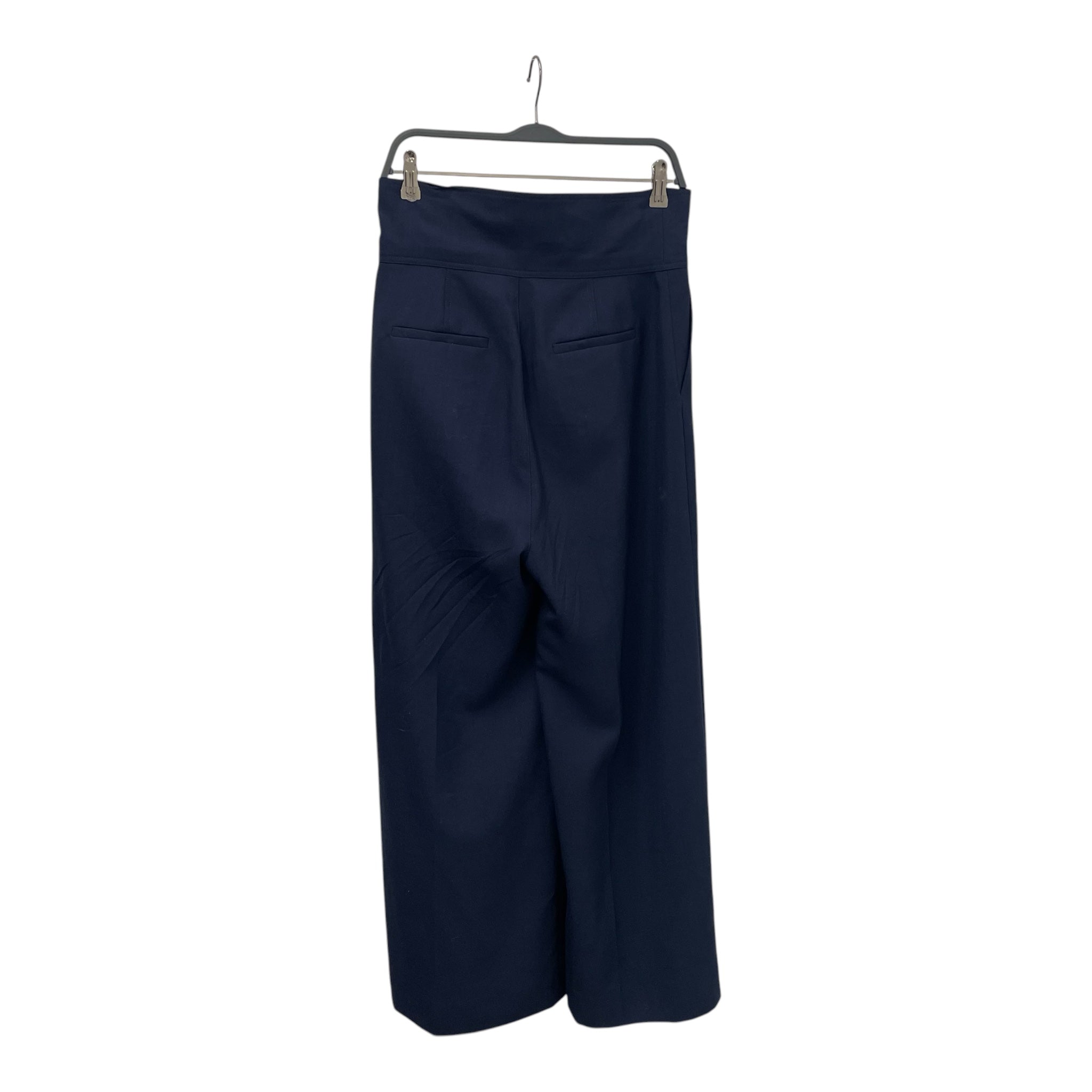MARNI/Wide Leg Pants/42/NVY/WHT BELT/ GLD BUCKLE/ TROUSER view 2