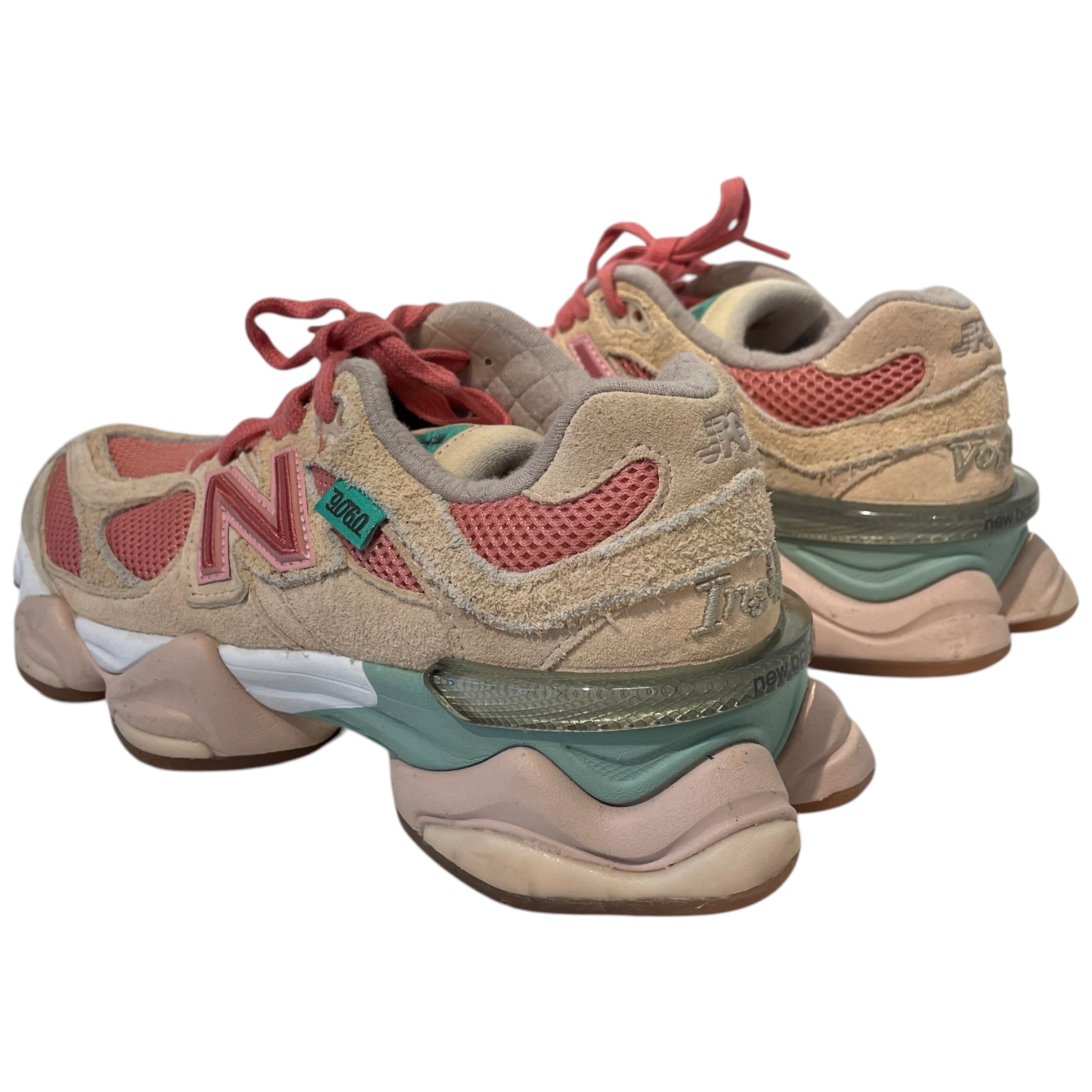 NEW BALANCE/Low-Sneakers/US 5.5/Suede/PNK/ view 2