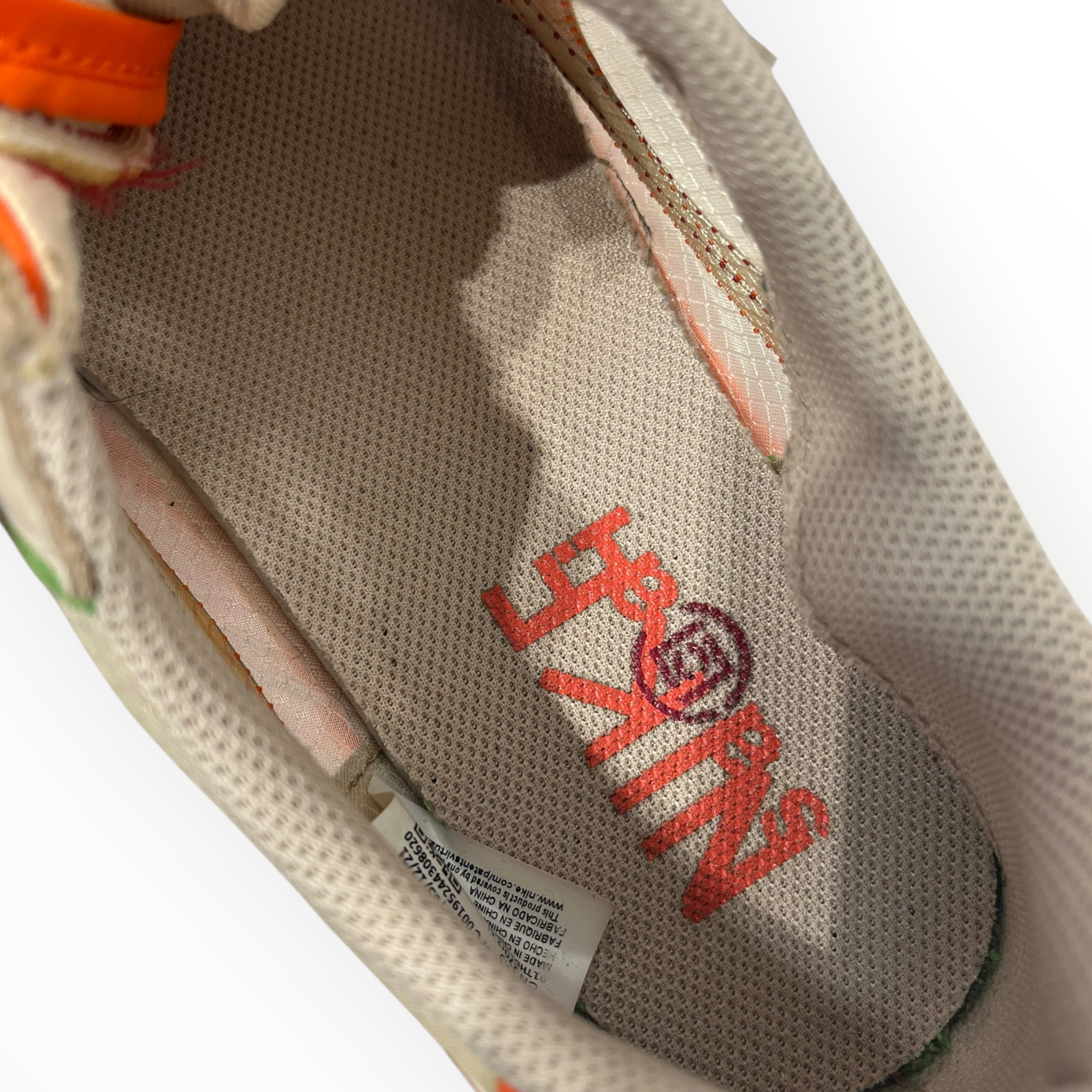 NIKE/Low-Sneakers/US 9/Cotton/CRM/DH1347-100 ORANGE BLAZE view 3