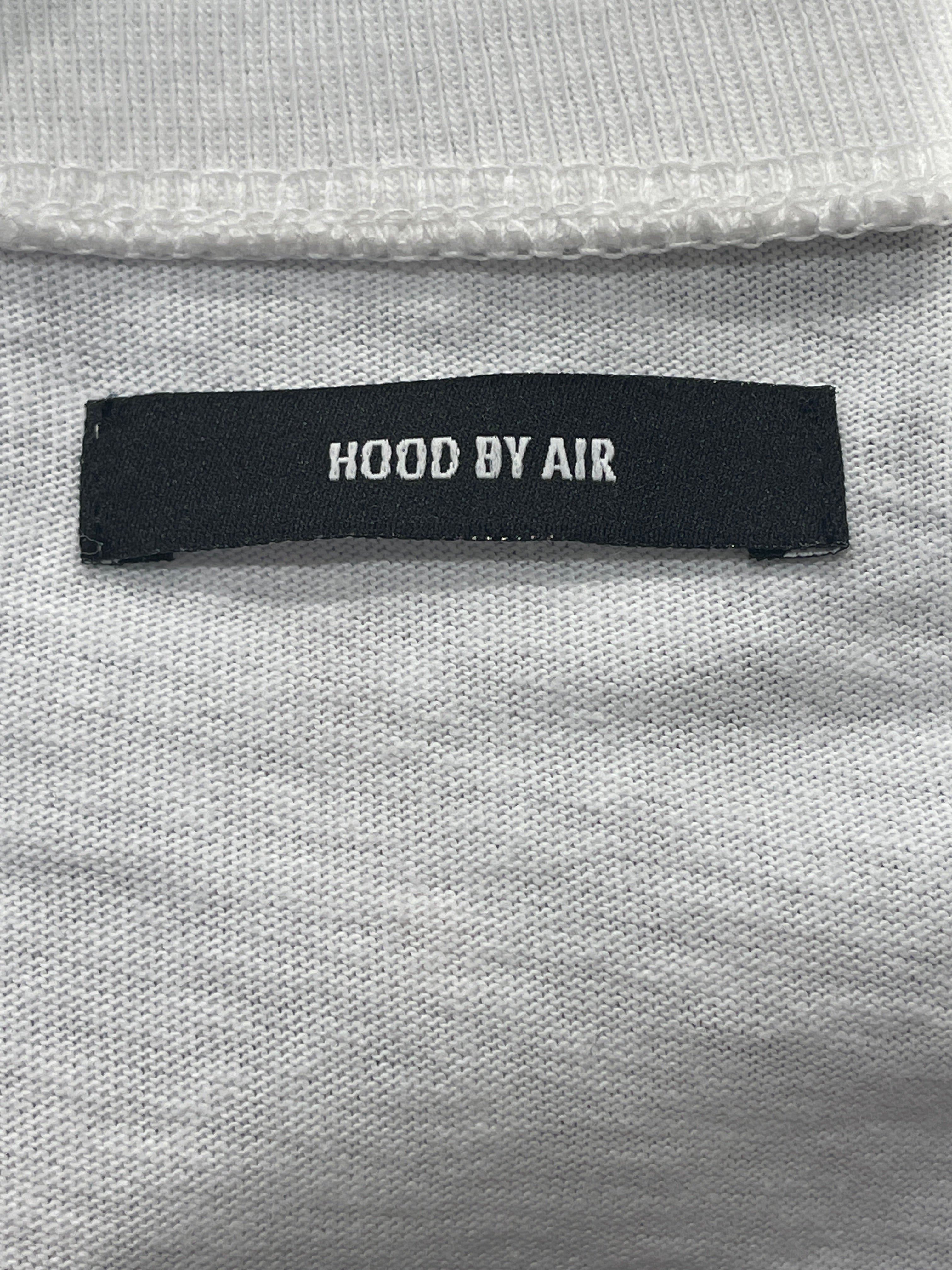 HOOD BY AIR./T-Shirt/L/Cotton/WHT/Graphic/BLK LOGO ANONYMOUS CLUB view 4