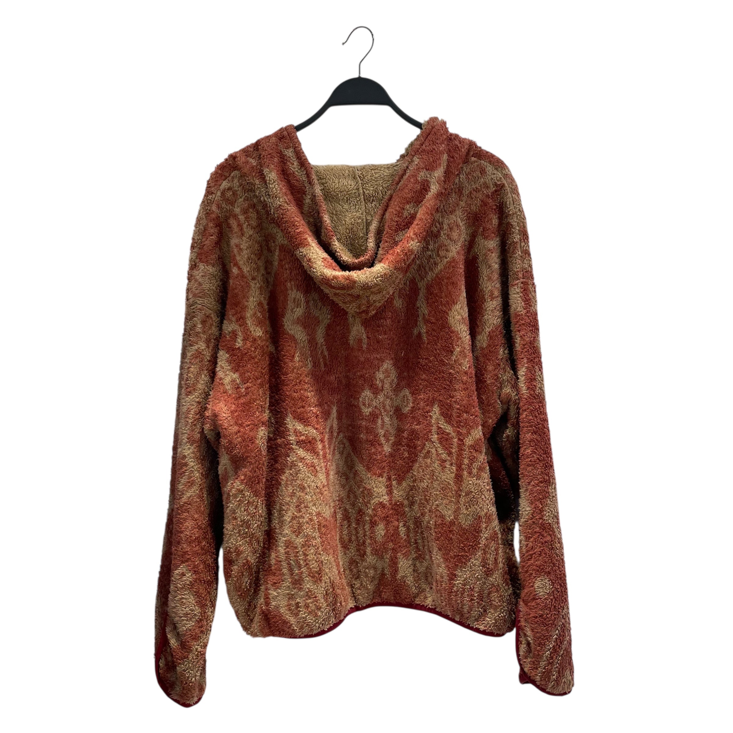 KAPITAL/Hoodie/M/L/All Over Print/Fake Fur/RED/FLEECE PULLOVER/ SIZE F view 2