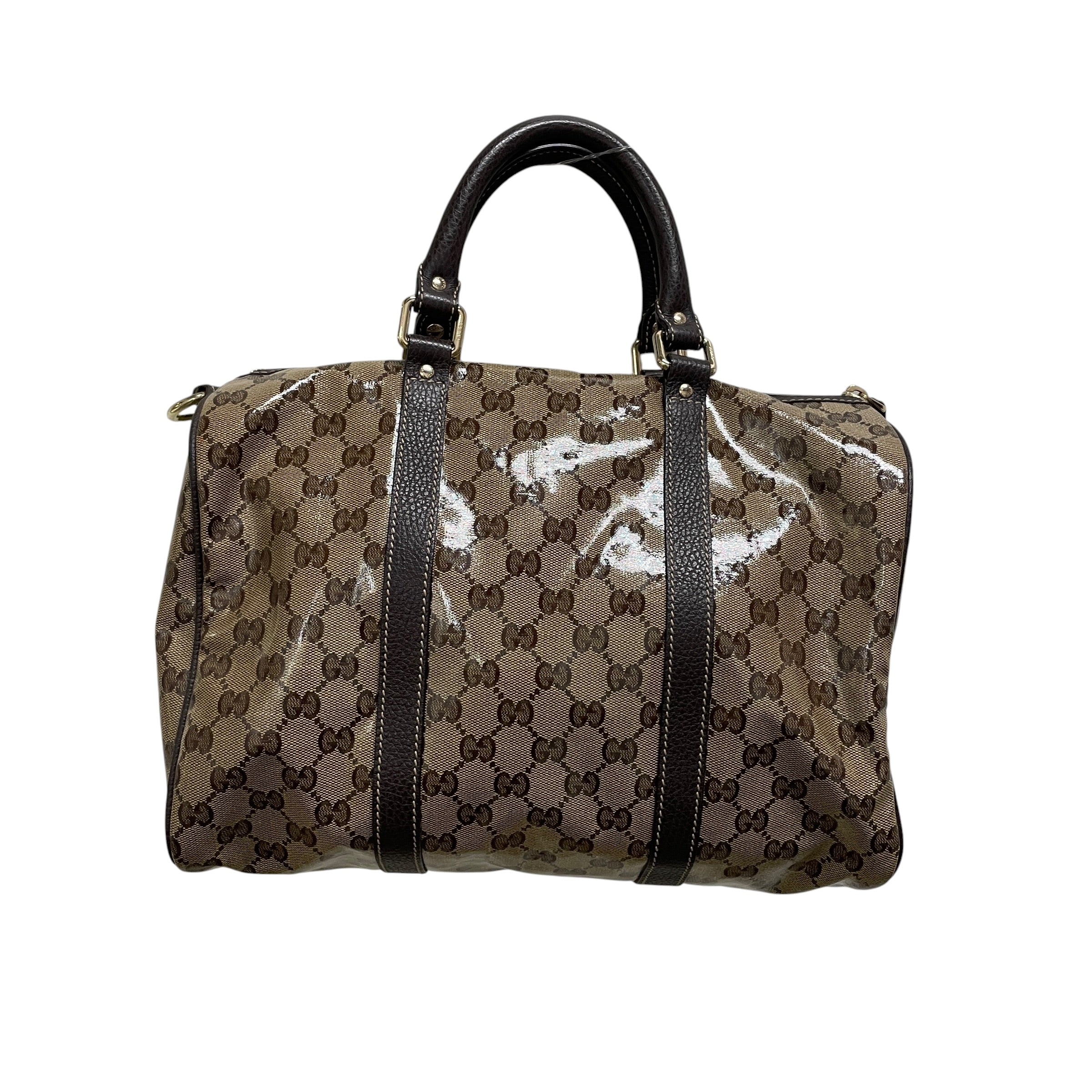 GUCCI/Hand Bag/Monogram/Leather/BRW/SHINY/ 265697 view 2