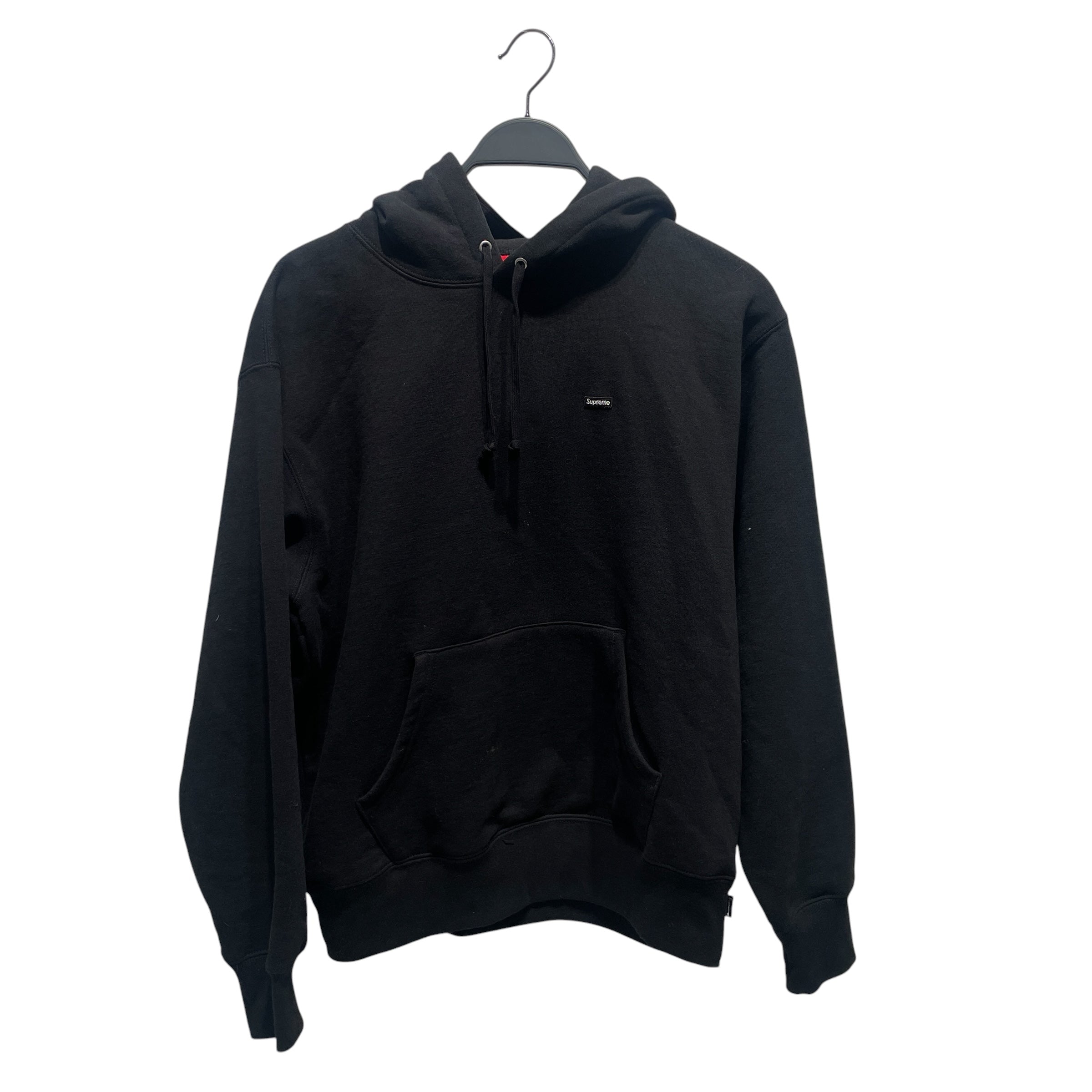 Supreme/Hoodie/S/Cotton/BLK/small box logo view 1