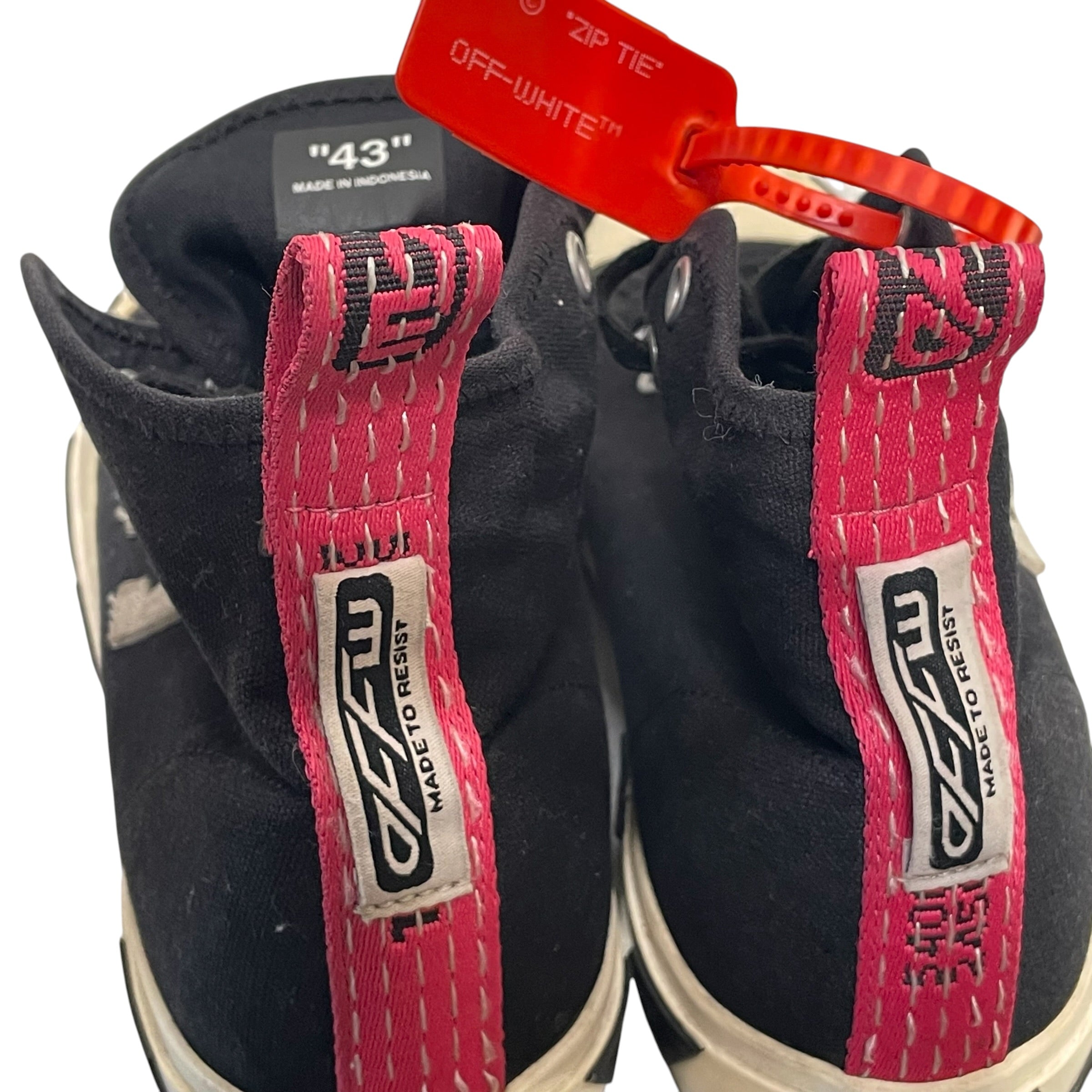 OFF-WHITE/Hi-Sneakers/US 10/BLK/OFF WHITE C/O VULCANIZED MID view 6