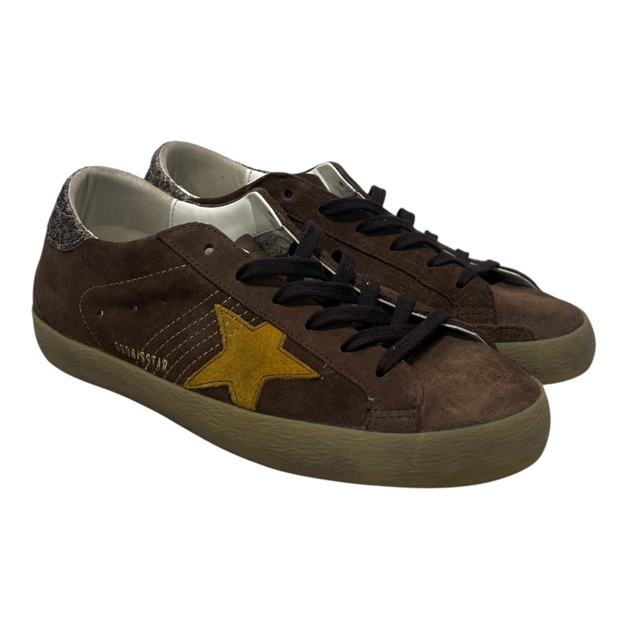 GOLDEN GOOSE/Low-Sneakers/UK 8/Suede/BRW/ view 1