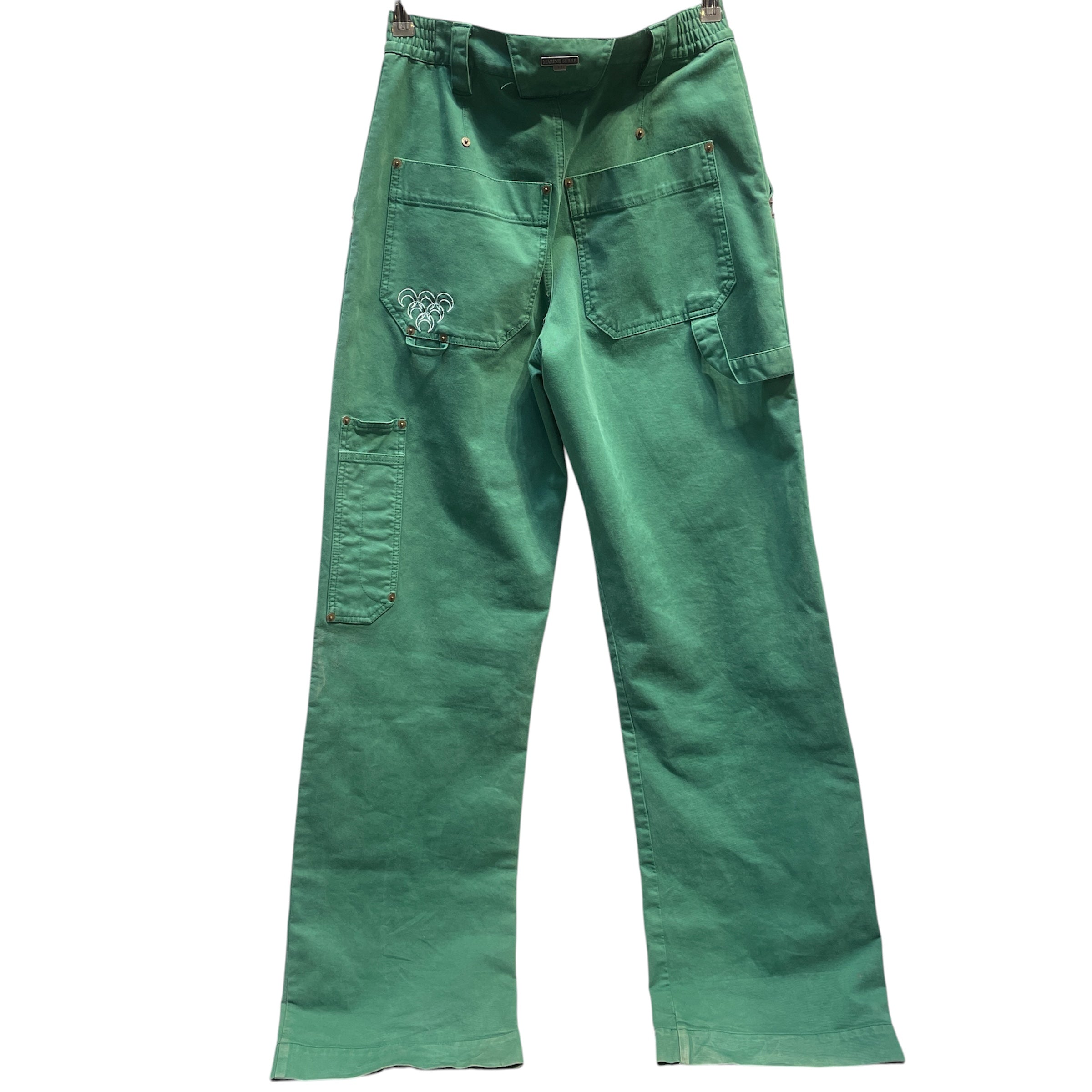 MARINE SERRE/Pants/31/Denim/GRN/ view 2