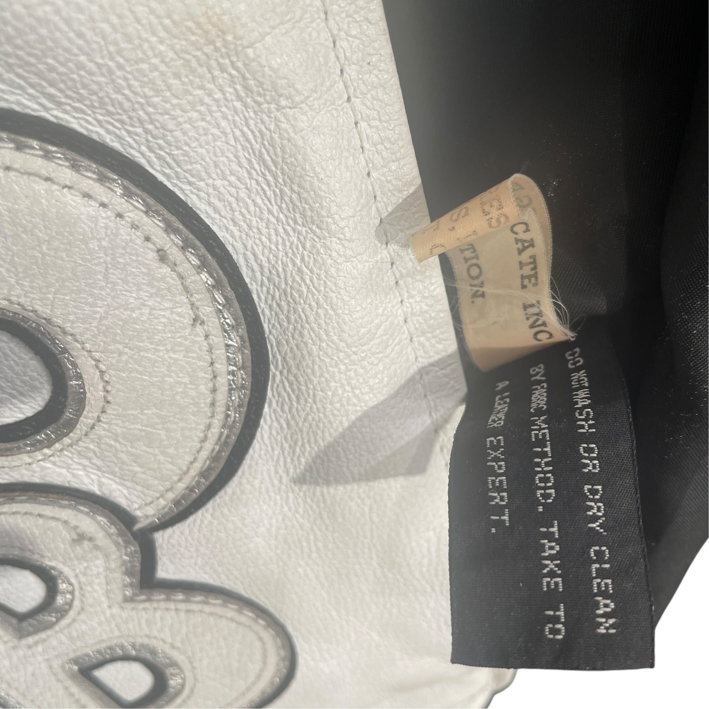 Vintage/Leather Jkt/M/Leather/WHT/BETTY BOOP GRAPHIC view 3
