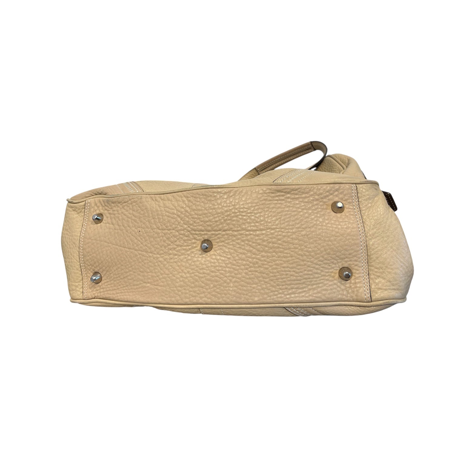 COACH/Hand Bag/Leather/CRM/ring strap bag view 3