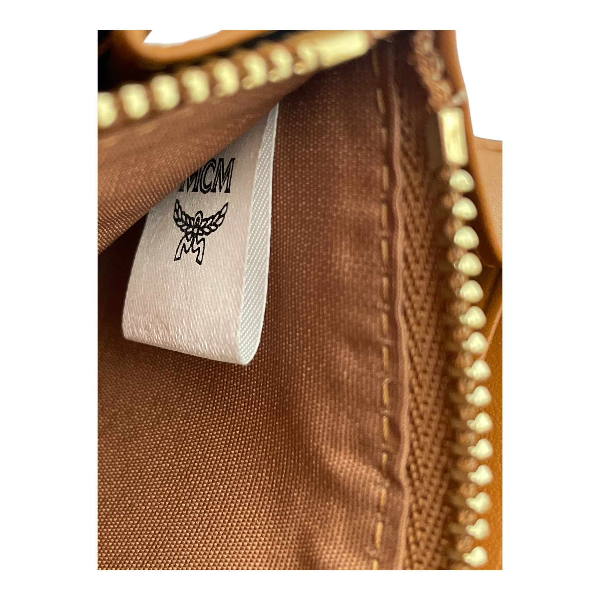 MCM/Cross Body Bag/Monogram/Leather/KHK/patricia visetos view 3